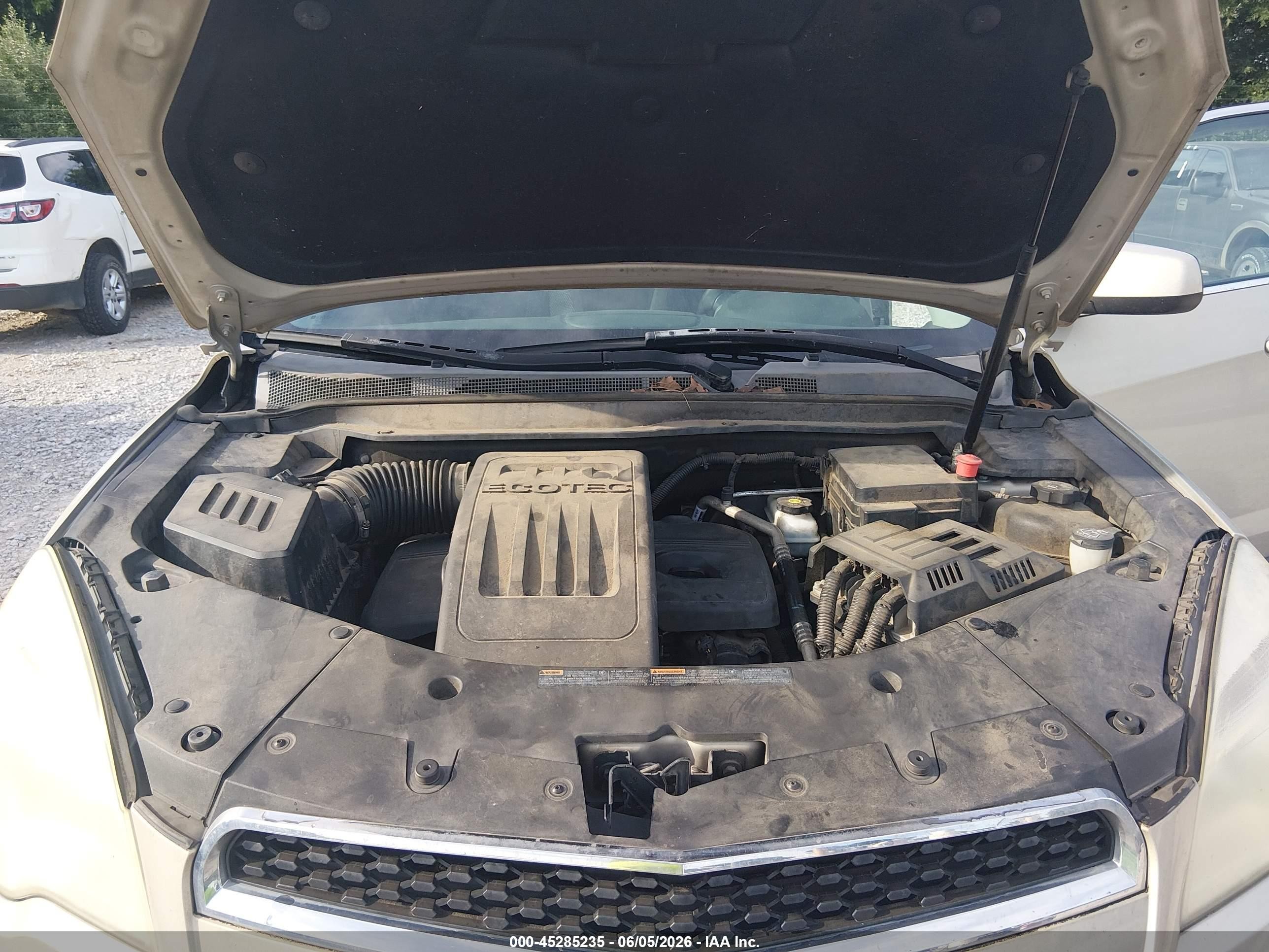 2010 Chevrolet Equinox Lt Золотой vin: 2CNALDEW3A6251647