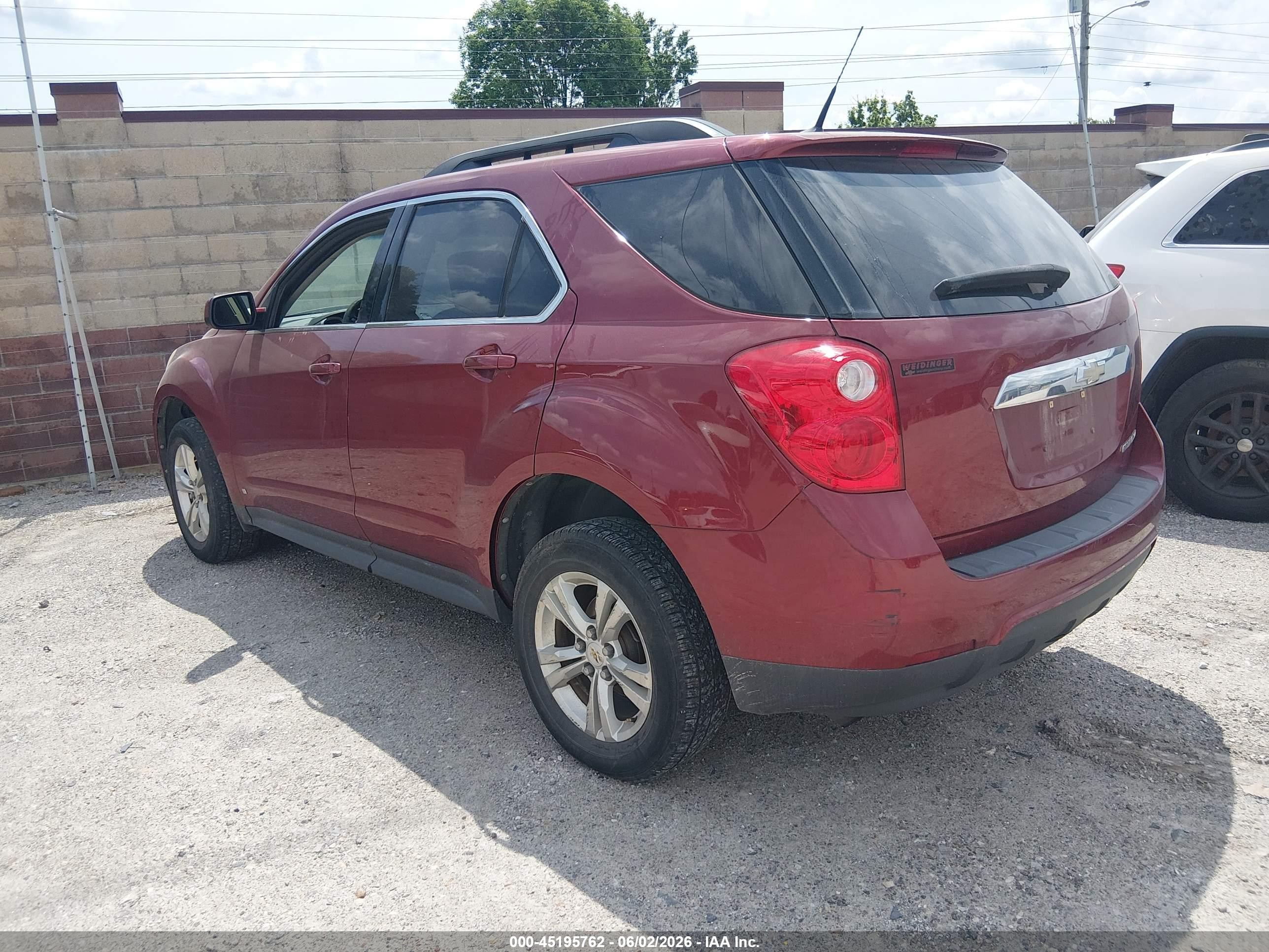 2010 Chevrolet Equinox Lt Maroon vin: 2CNALDEW4A6219841