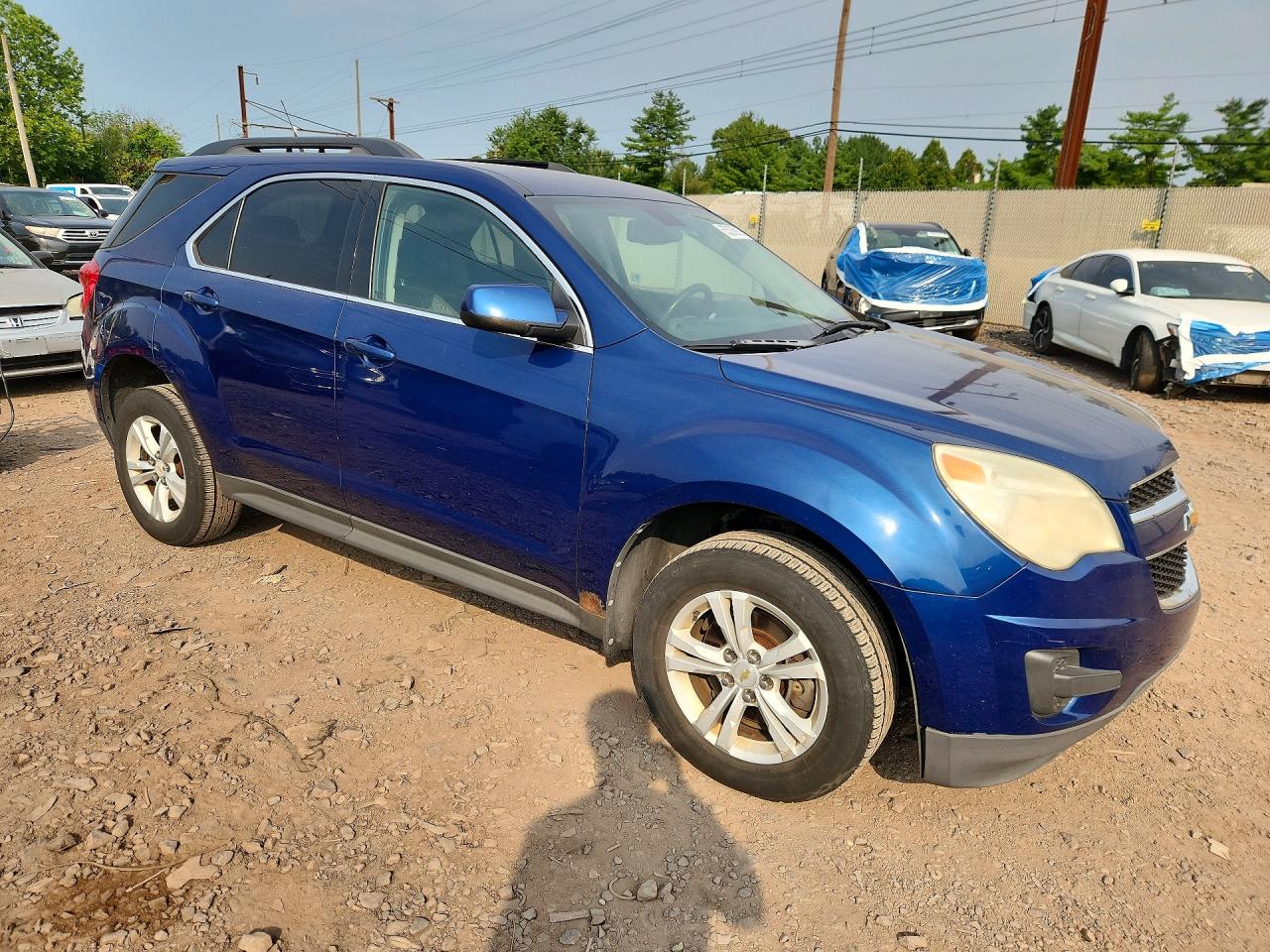 2010 Chevrolet Equinox Lt Blue vin: 2CNALDEW5A6285735