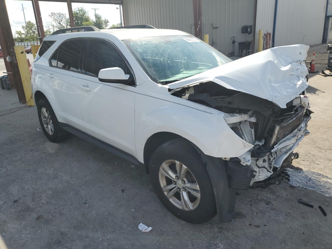 2010 Chevrolet Equinox Lt White vin: 2CNALDEW5A6308995