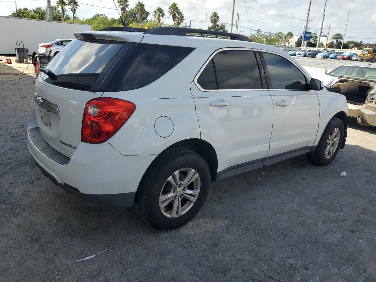 2010 Chevrolet Equinox Lt White vin: 2CNALDEW5A6308995