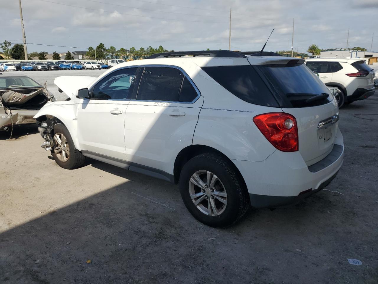 2010 Chevrolet Equinox Lt White vin: 2CNALDEW5A6308995