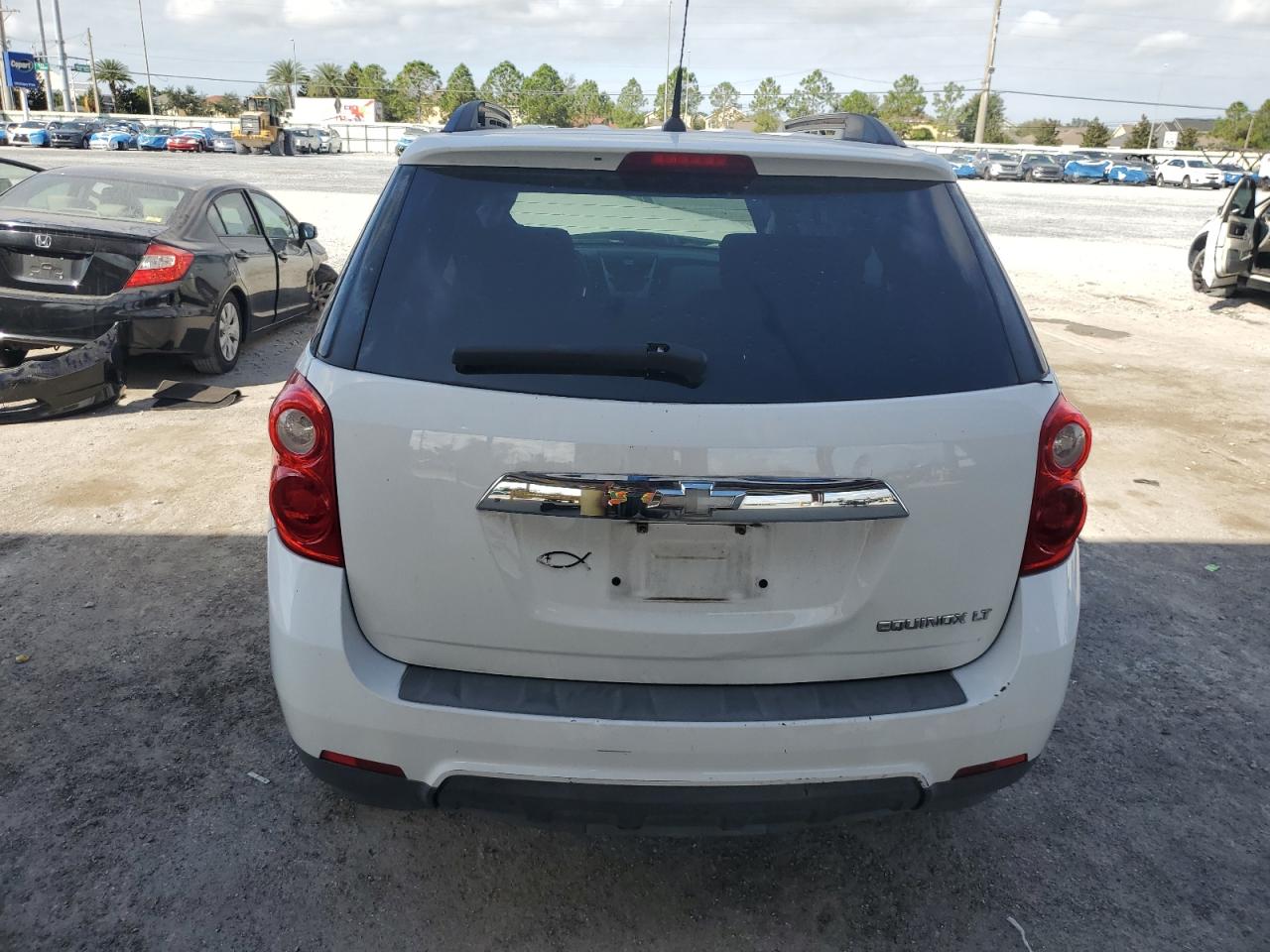 2010 Chevrolet Equinox Lt White vin: 2CNALDEW5A6308995