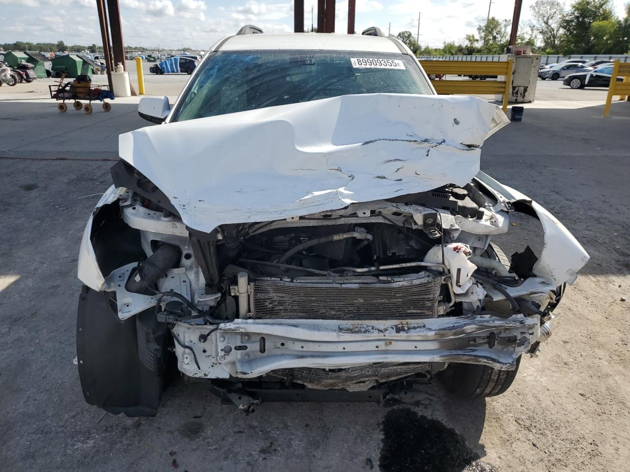 2010 Chevrolet Equinox Lt White vin: 2CNALDEW5A6308995