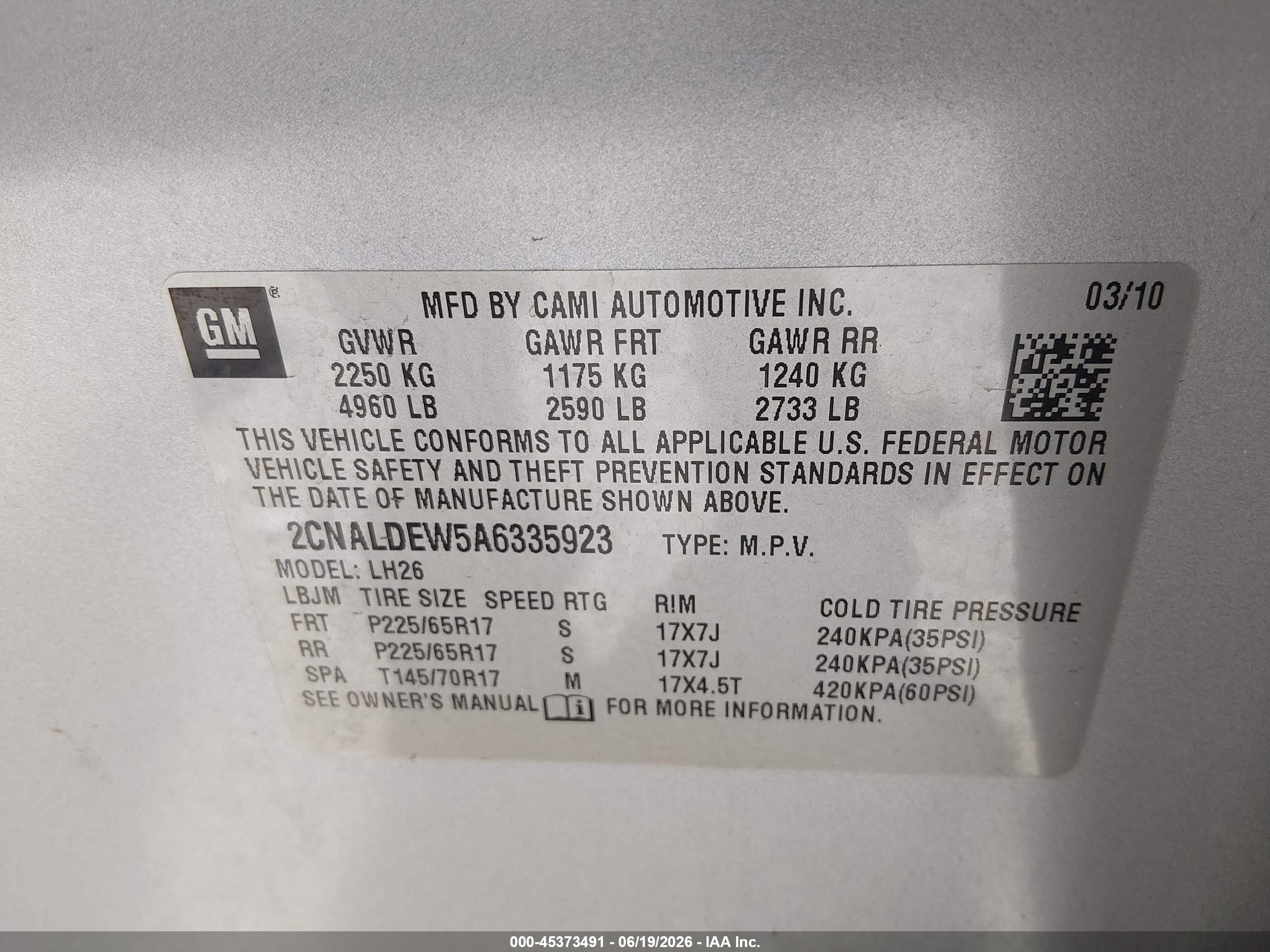 2010 Chevrolet Equinox Lt Silver vin: 2CNALDEW5A6335923