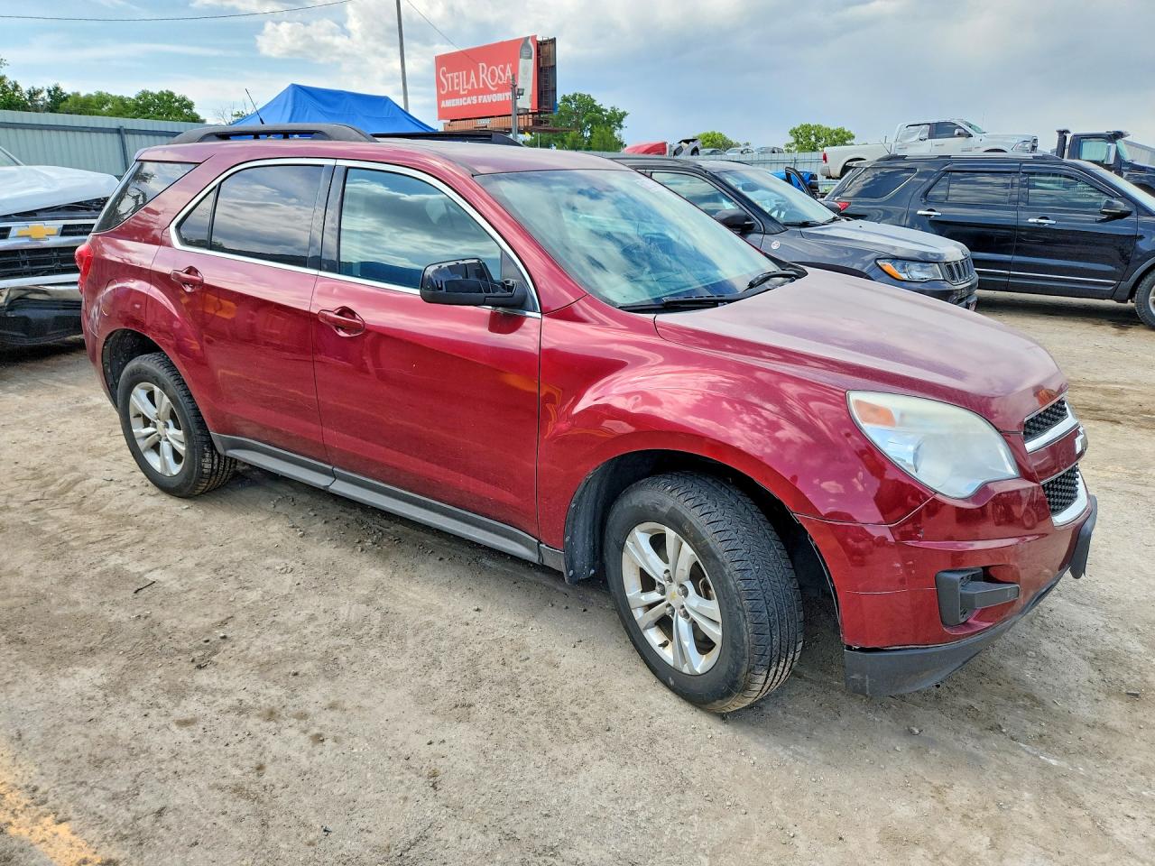 2010 Chevrolet Equinox Lt Красный vin: 2CNALDEW5A6374494