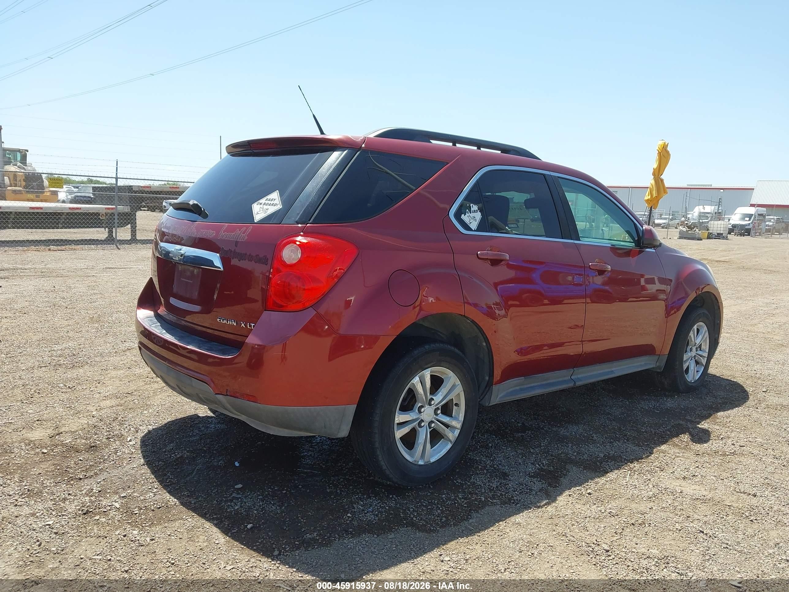2010 Chevrolet Equinox Lt Красный vin: 2CNALDEW7A6264059
