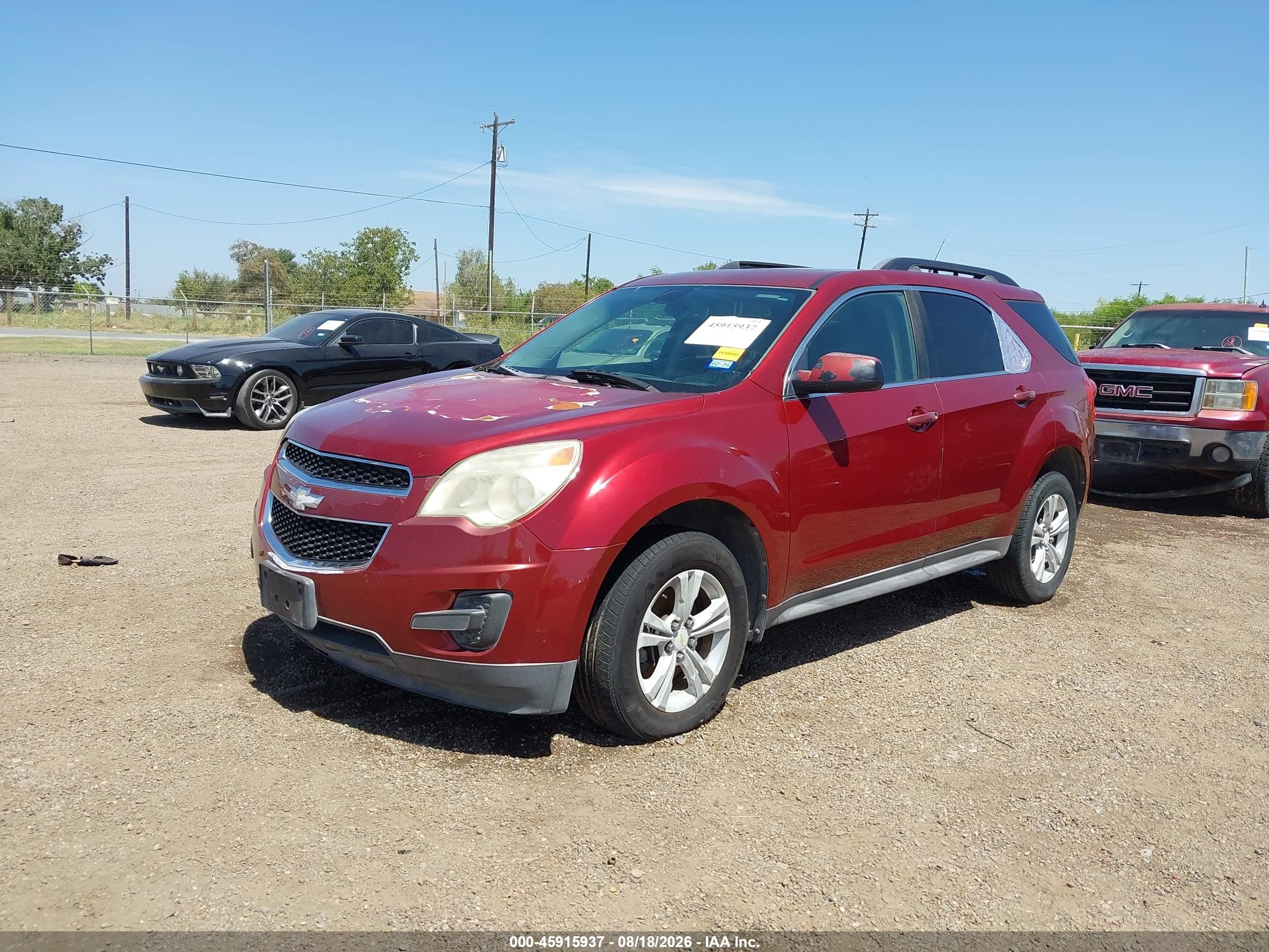 2010 Chevrolet Equinox Lt Красный vin: 2CNALDEW7A6264059