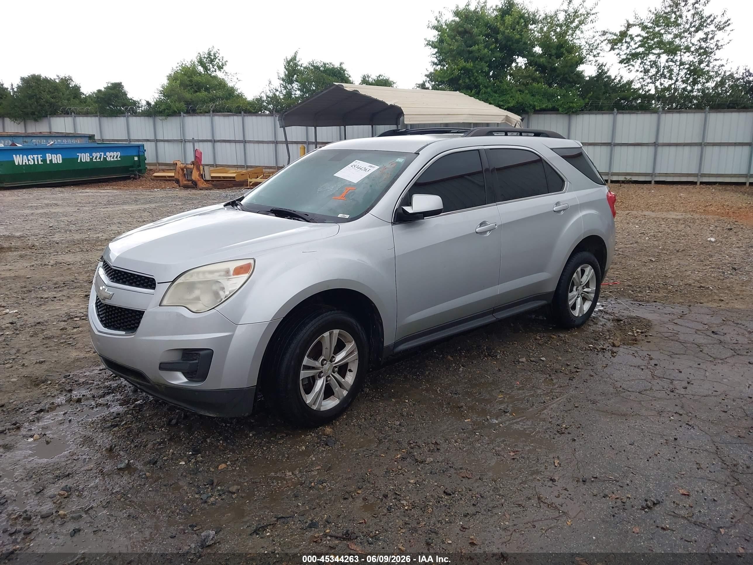 2010 Chevrolet Equinox Lt Silver vin: 2CNALDEW7A6273831