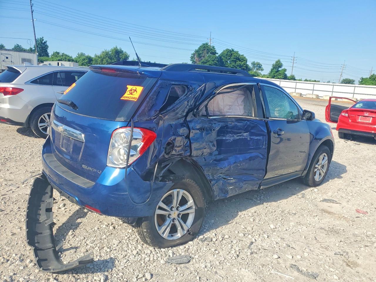 2010 Chevrolet Equinox Lt Blue vin: 2CNALDEW7A6293755