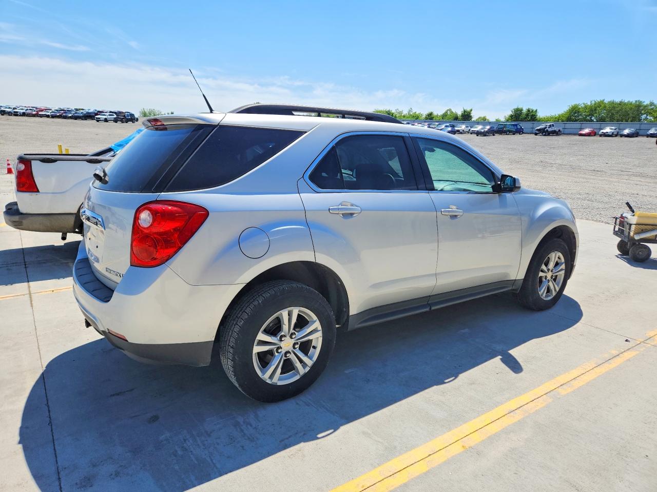 2010 Chevrolet Equinox Lt Silver vin: 2CNALDEW7A6309369
