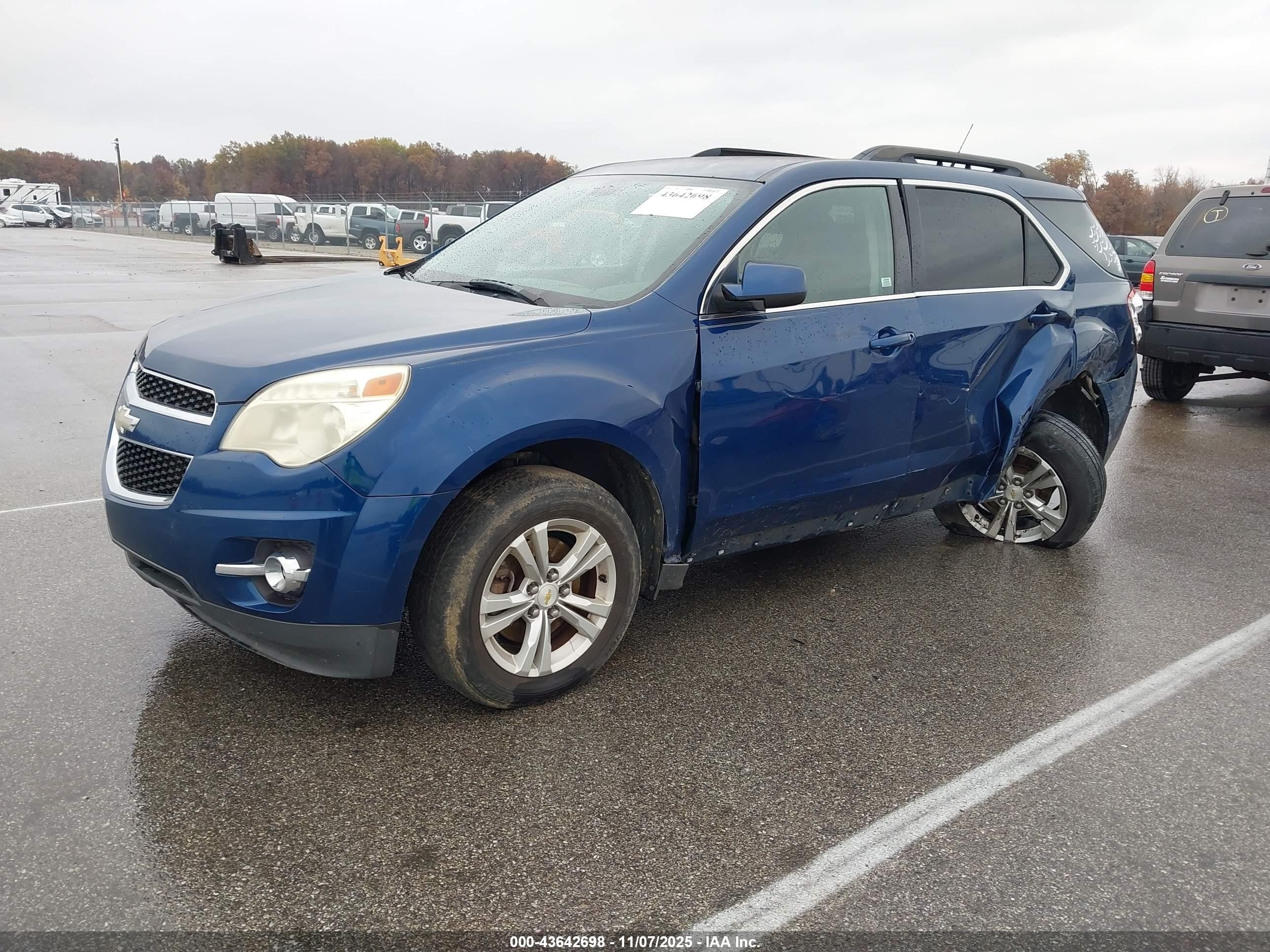 2010 Chevrolet Equinox Lt Blue vin: 2CNALDEW7A6323286