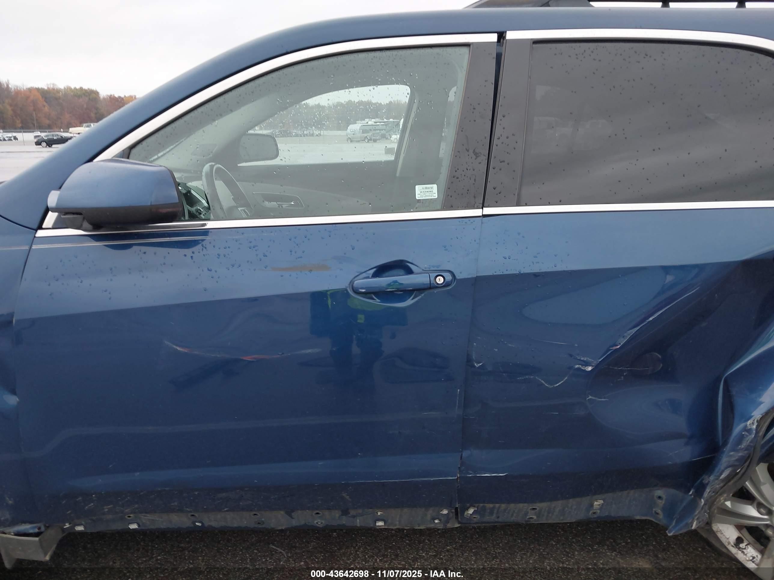 2010 Chevrolet Equinox Lt Blue vin: 2CNALDEW7A6323286