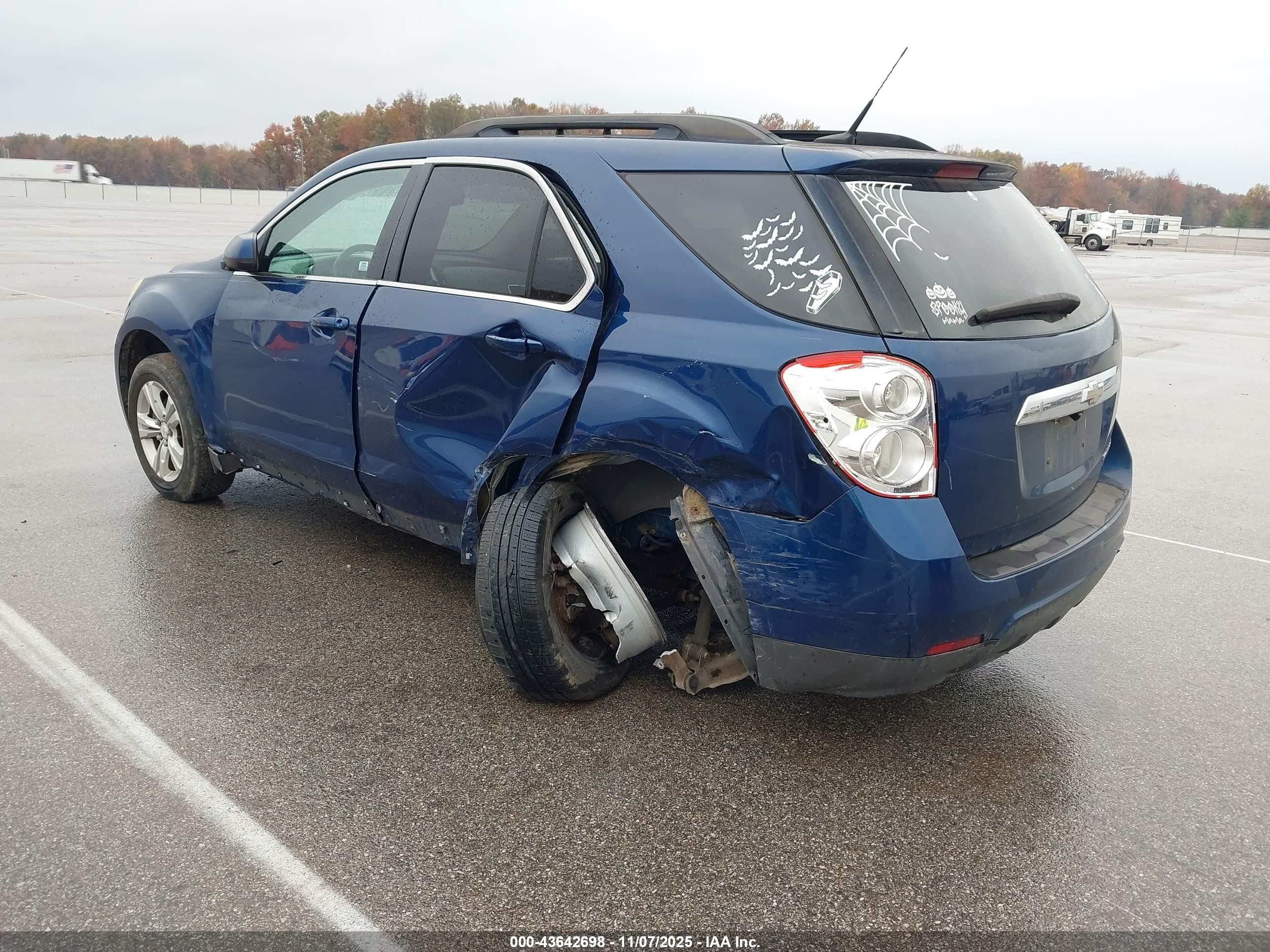 2010 Chevrolet Equinox Lt Blue vin: 2CNALDEW7A6323286