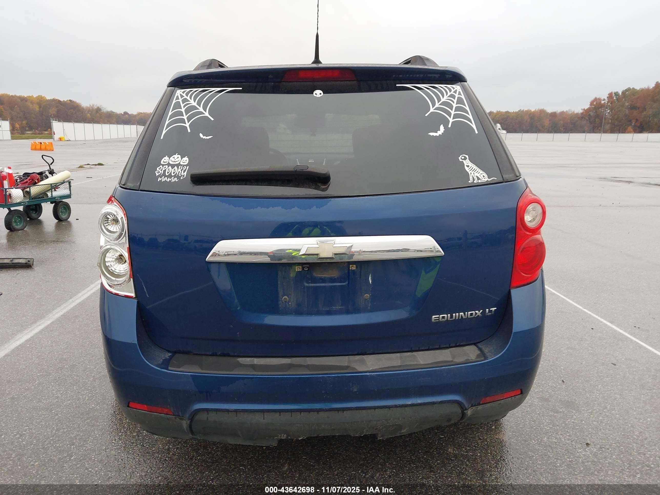 2010 Chevrolet Equinox Lt Blue vin: 2CNALDEW7A6323286