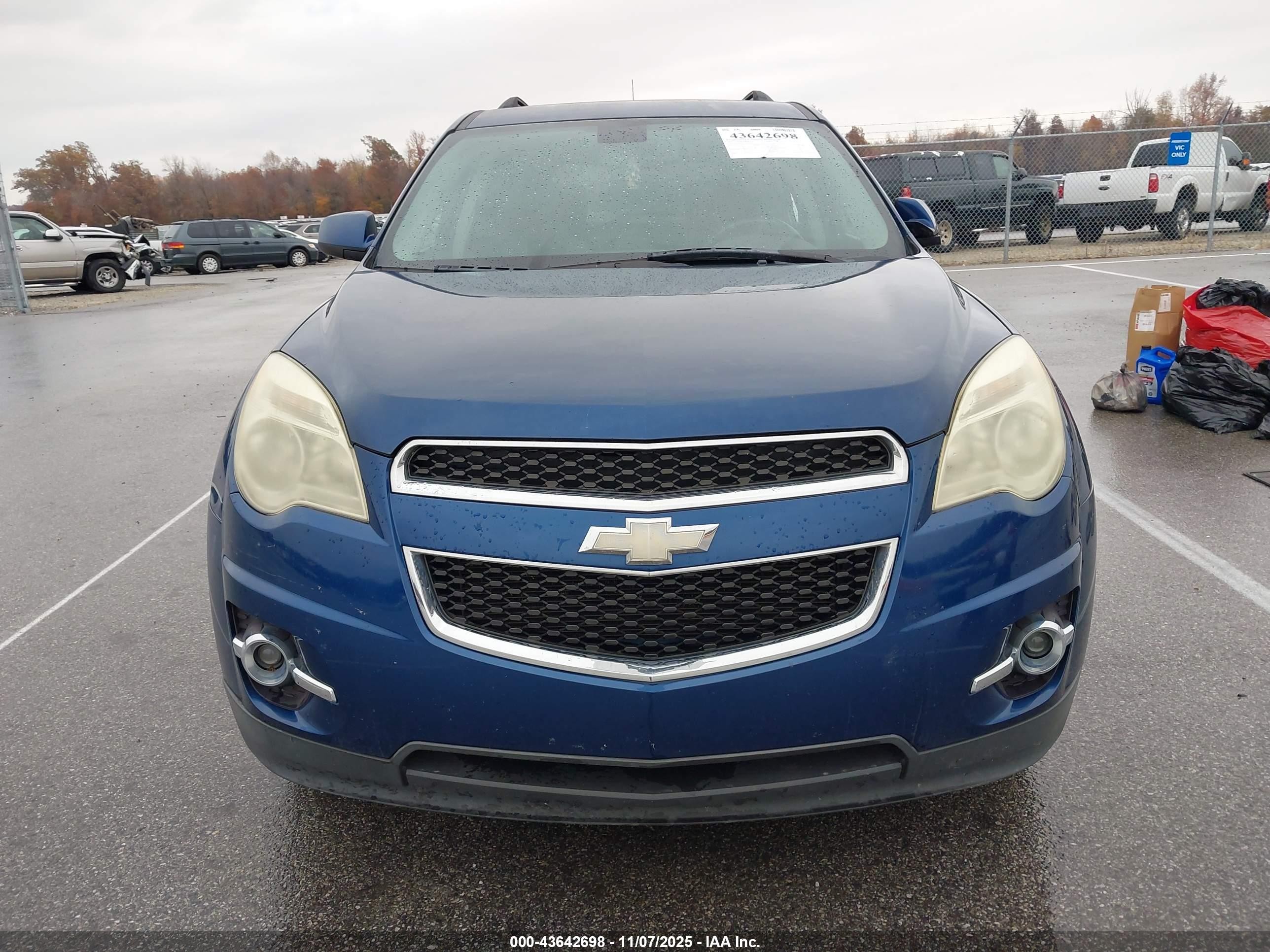 2010 Chevrolet Equinox Lt Blue vin: 2CNALDEW7A6323286