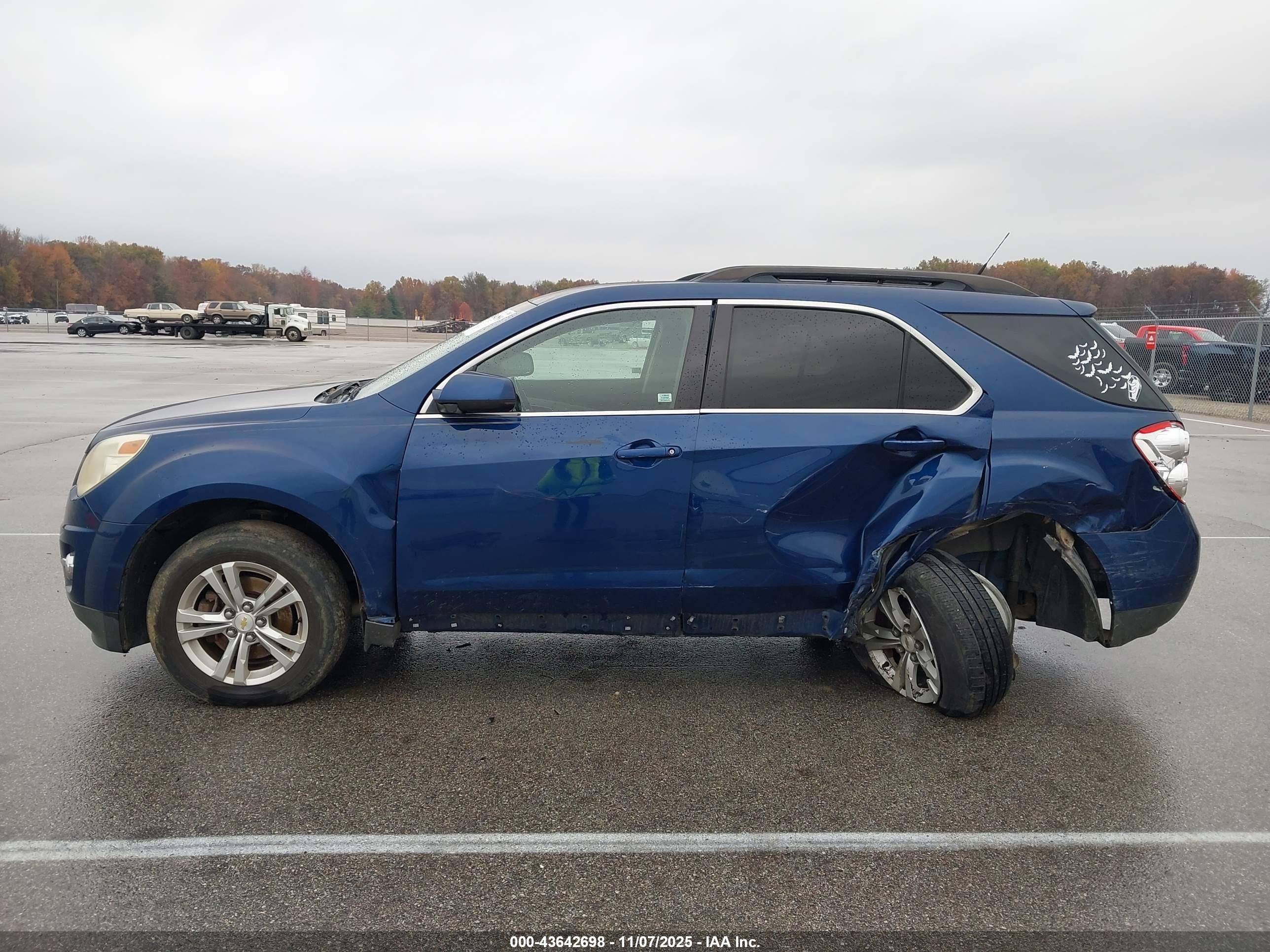 2010 Chevrolet Equinox Lt Blue vin: 2CNALDEW7A6323286
