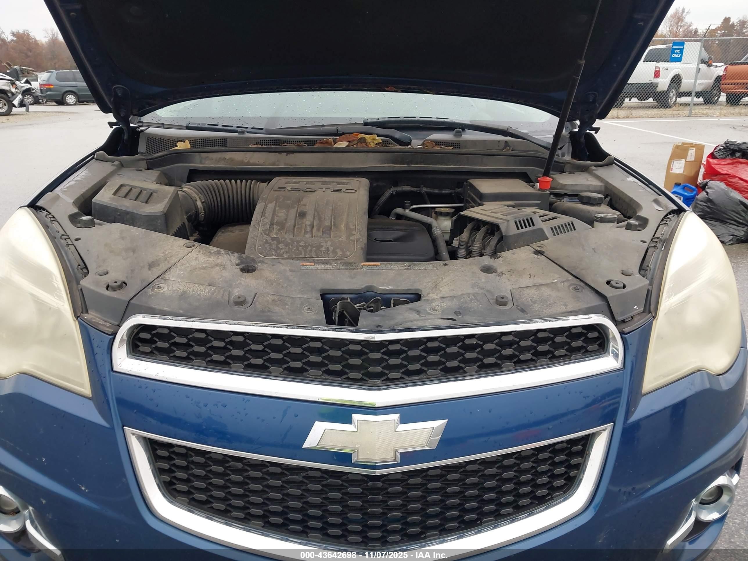 2010 Chevrolet Equinox Lt Blue vin: 2CNALDEW7A6323286