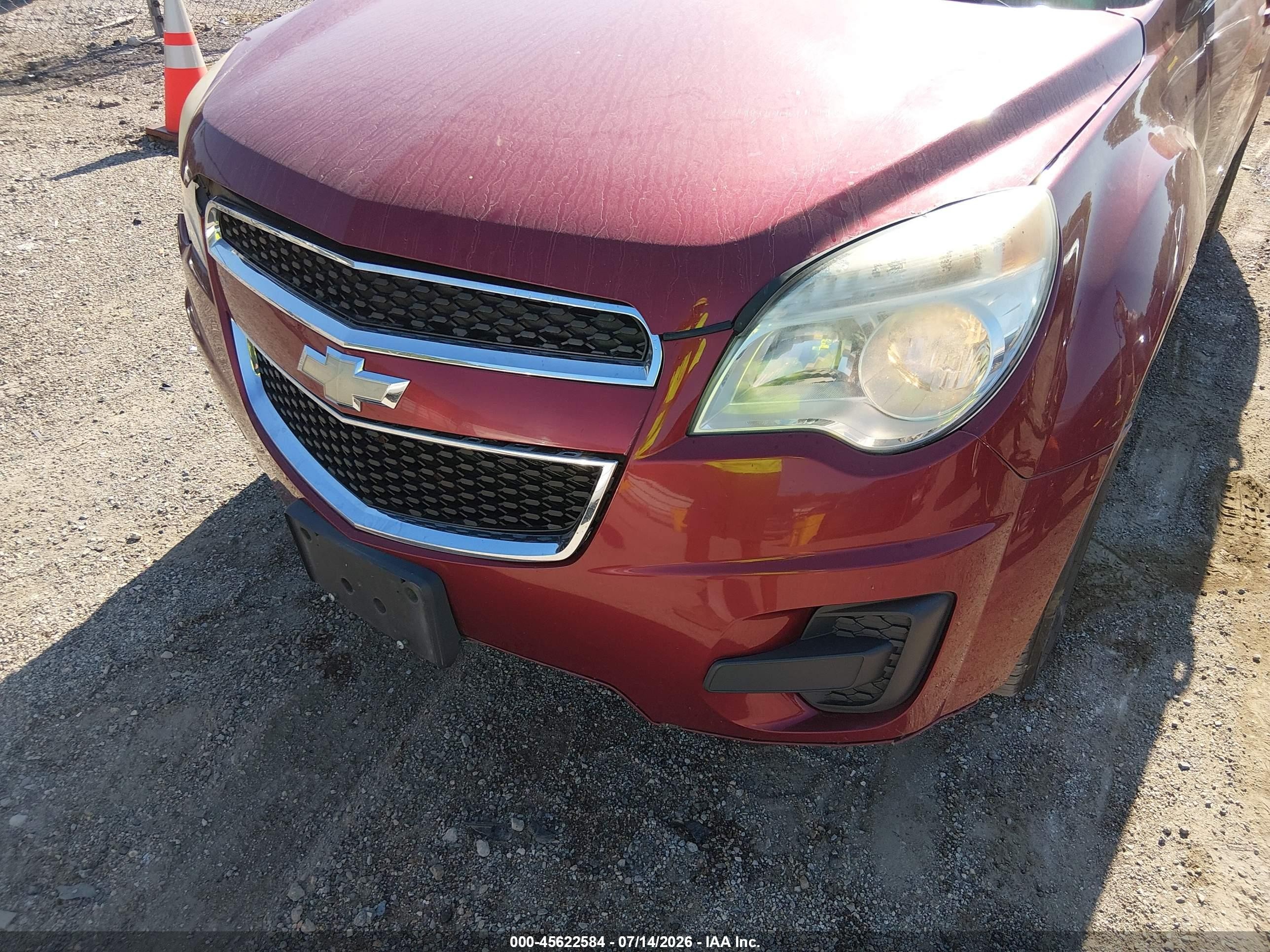 2010 Chevrolet Equinox Lt Красный vin: 2CNALDEW7A6400058