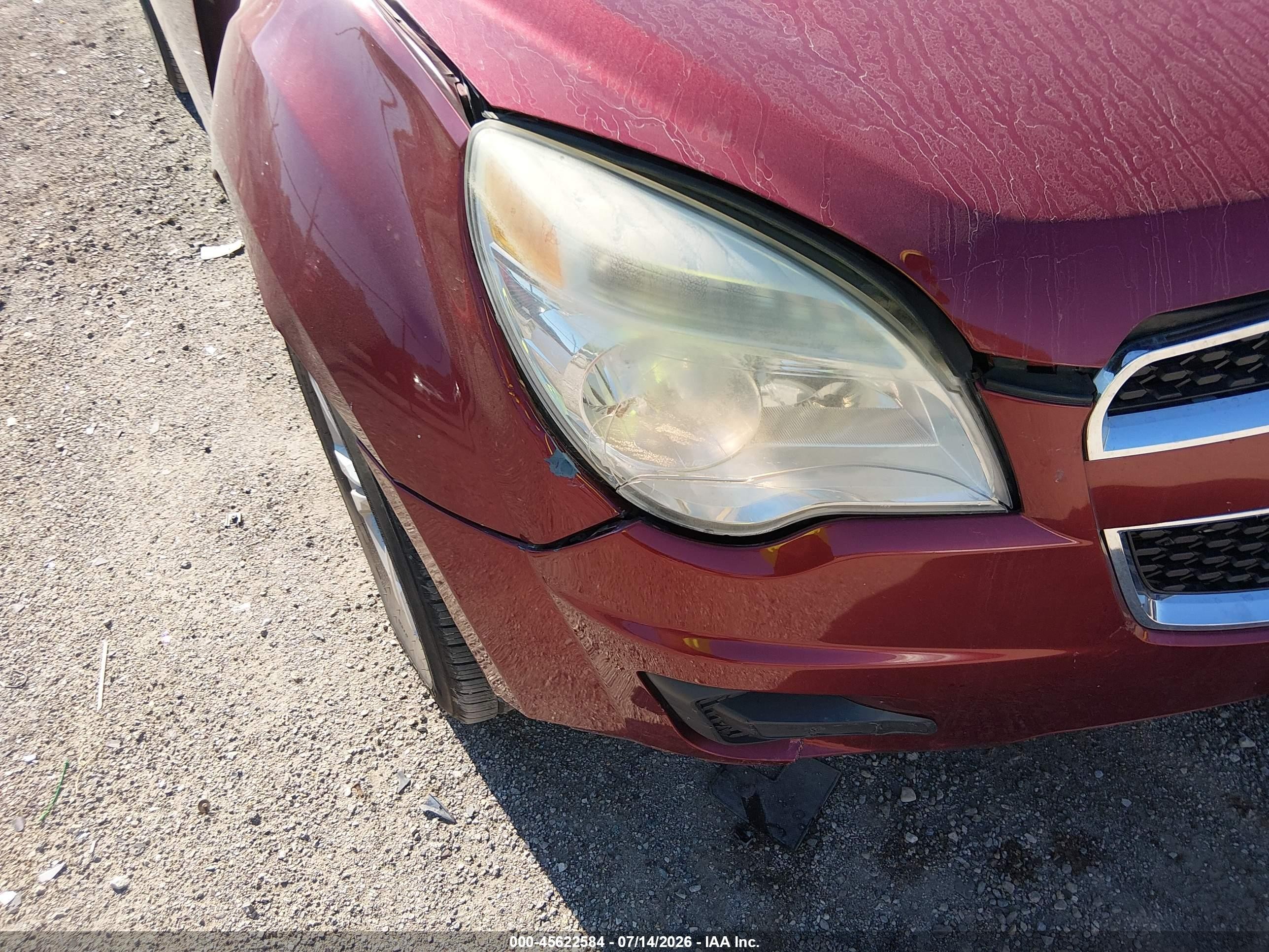 2010 Chevrolet Equinox Lt Красный vin: 2CNALDEW7A6400058