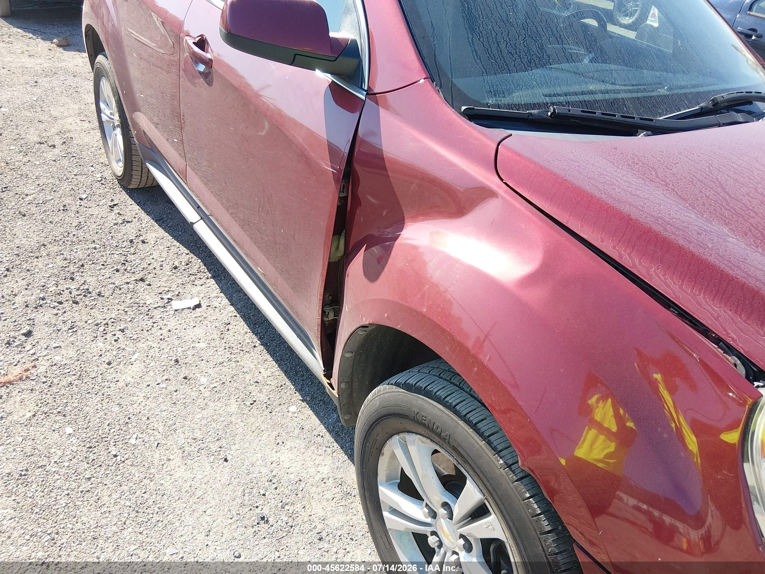 2010 Chevrolet Equinox Lt Красный vin: 2CNALDEW7A6400058
