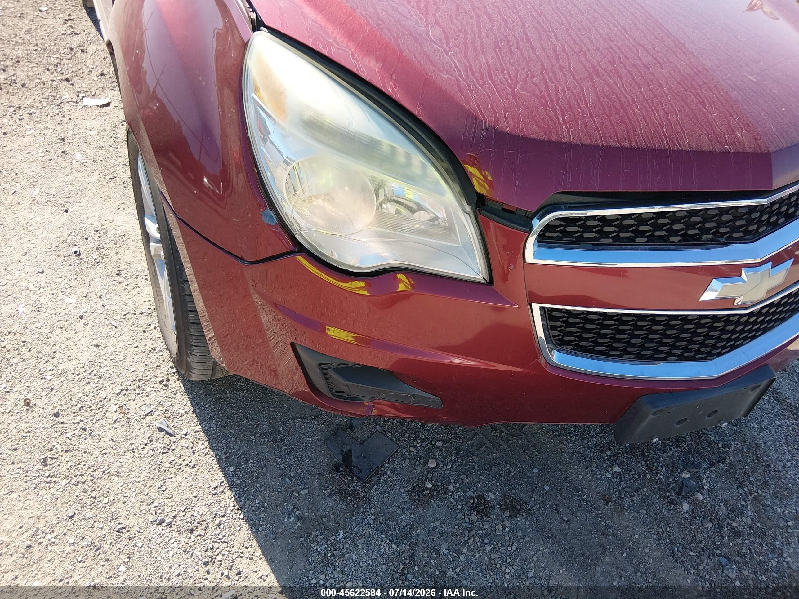 2010 Chevrolet Equinox Lt Красный vin: 2CNALDEW7A6400058