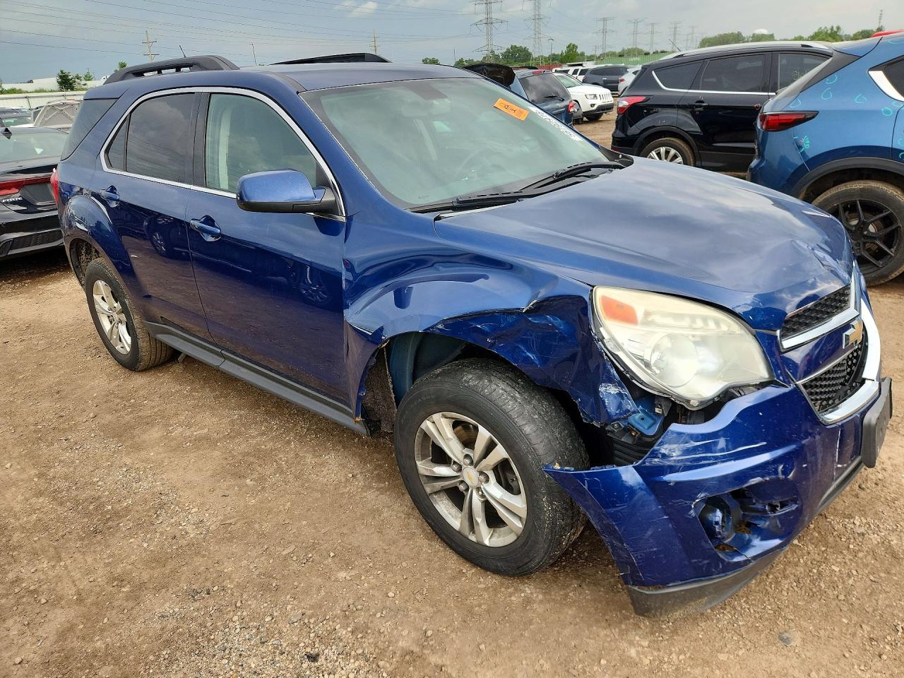 2010 Chevrolet Equinox Lt Blue vin: 2CNALDEW8A6228736