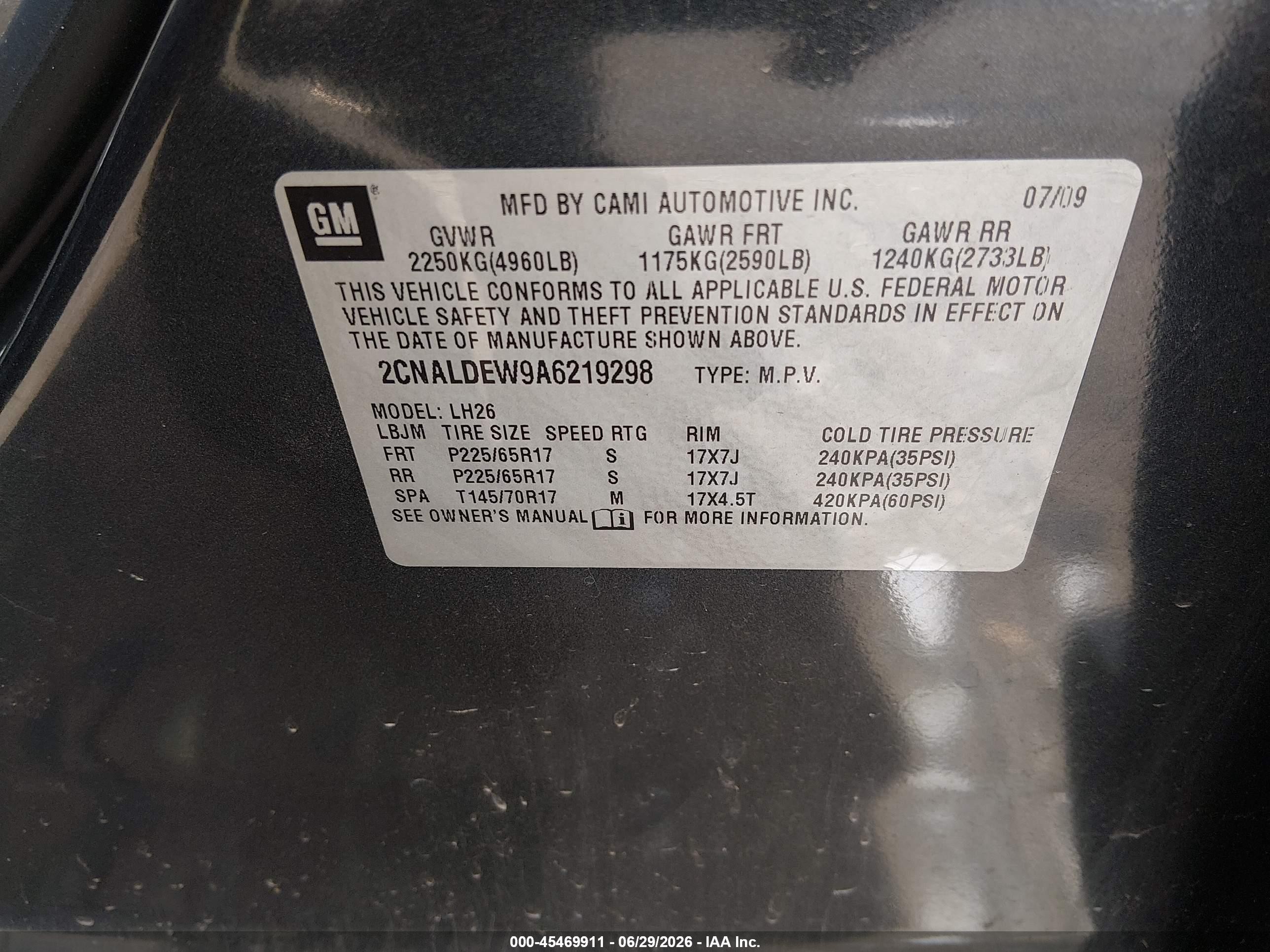 2010 Chevrolet Equinox Lt Gray vin: 2CNALDEW9A6219298