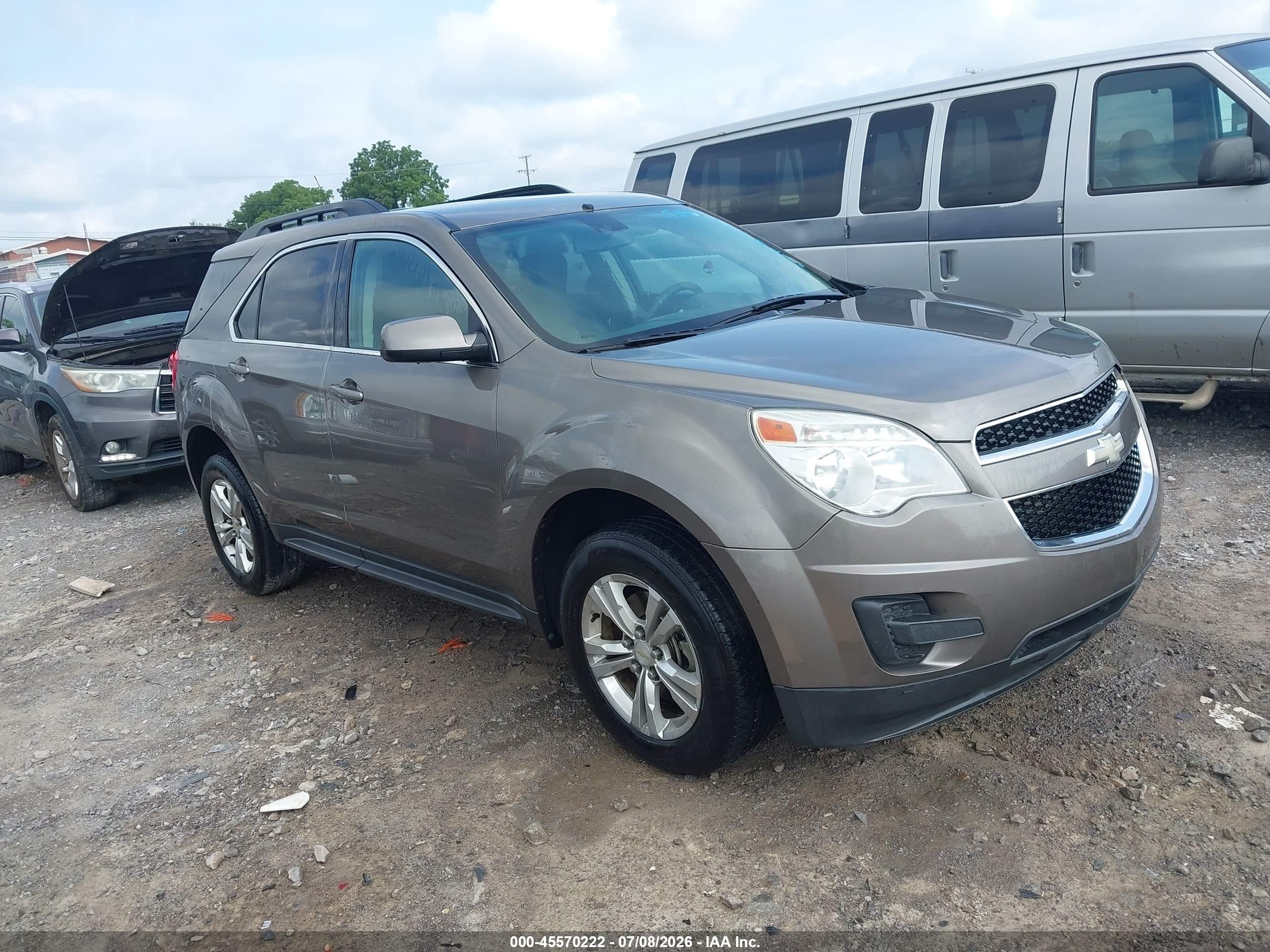2010 Chevrolet Equinox Lt Gray vin: 2CNALDEW9A6391766