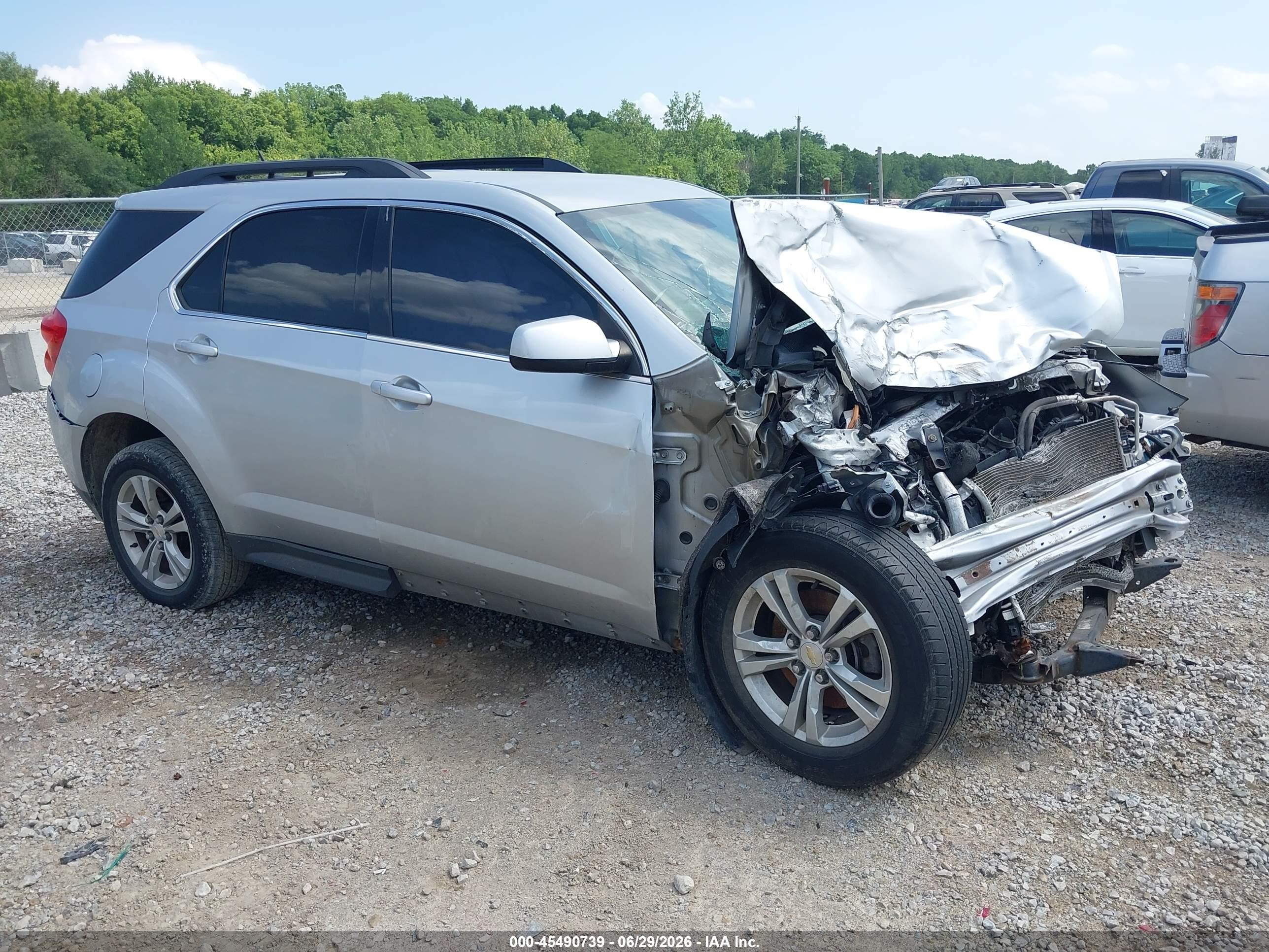 2010 Chevrolet Equinox Lt Silver vin: 2CNALDEWXA6306563