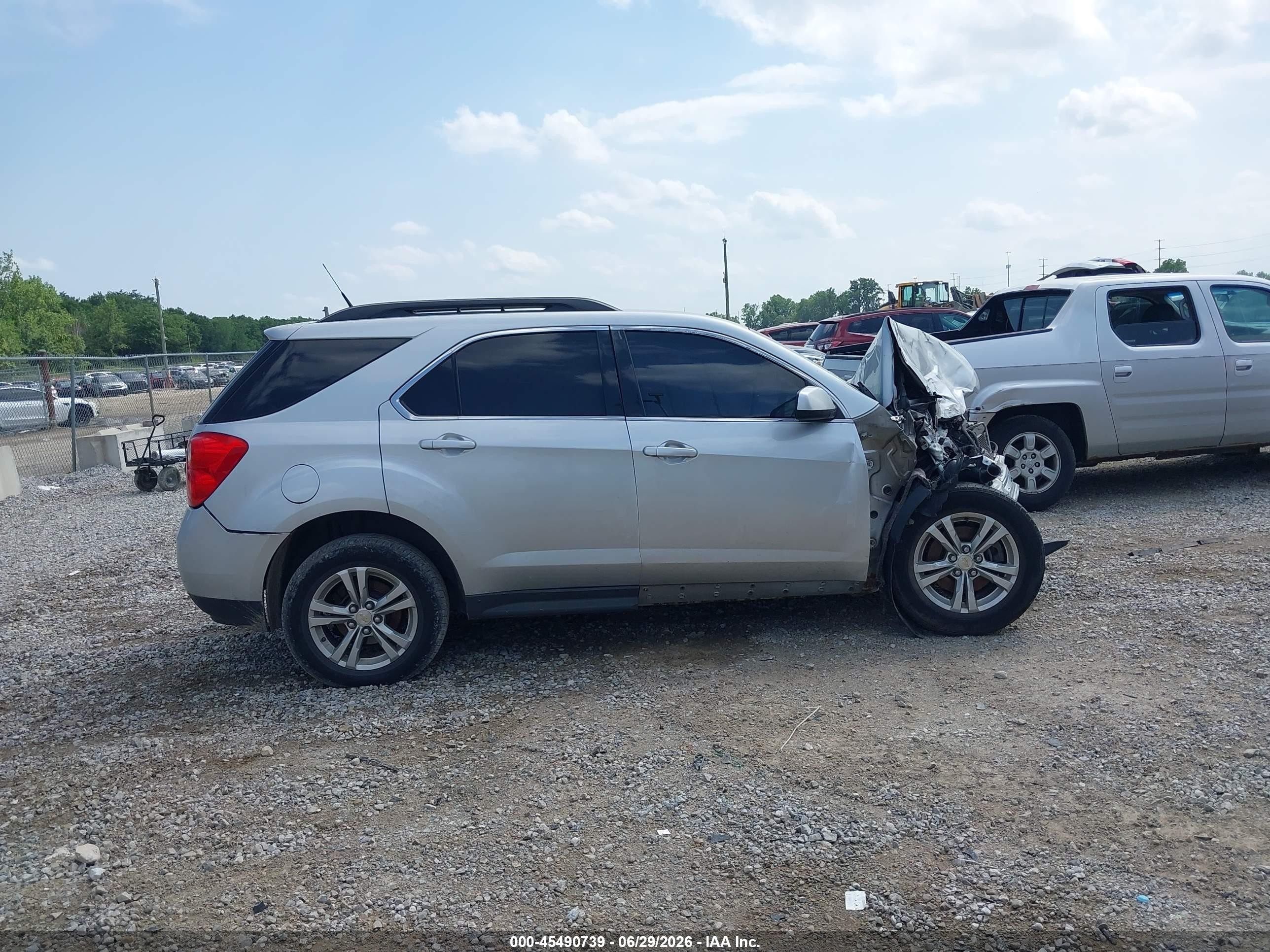 2010 Chevrolet Equinox Lt Silver vin: 2CNALDEWXA6306563