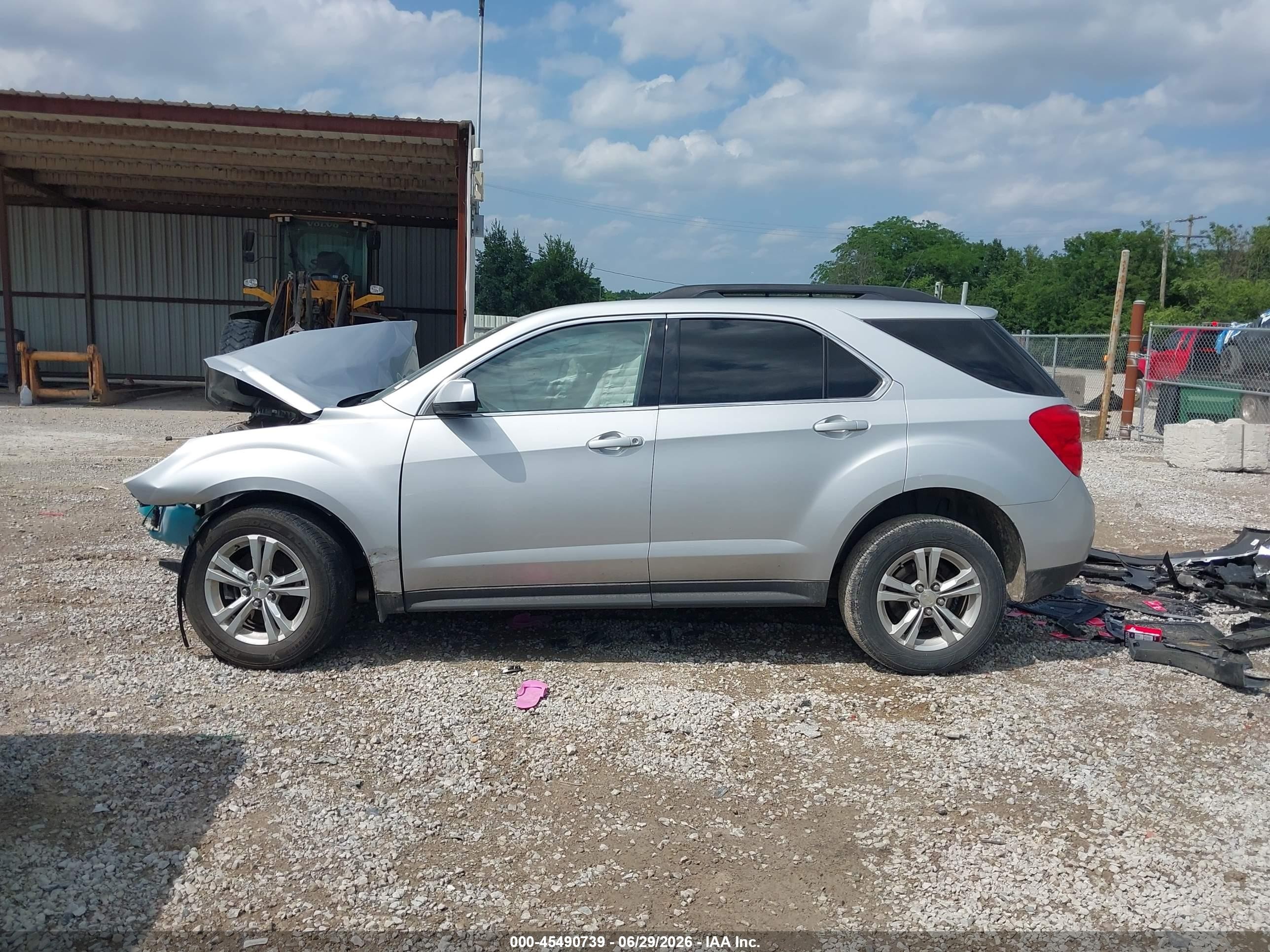 2010 Chevrolet Equinox Lt Silver vin: 2CNALDEWXA6306563