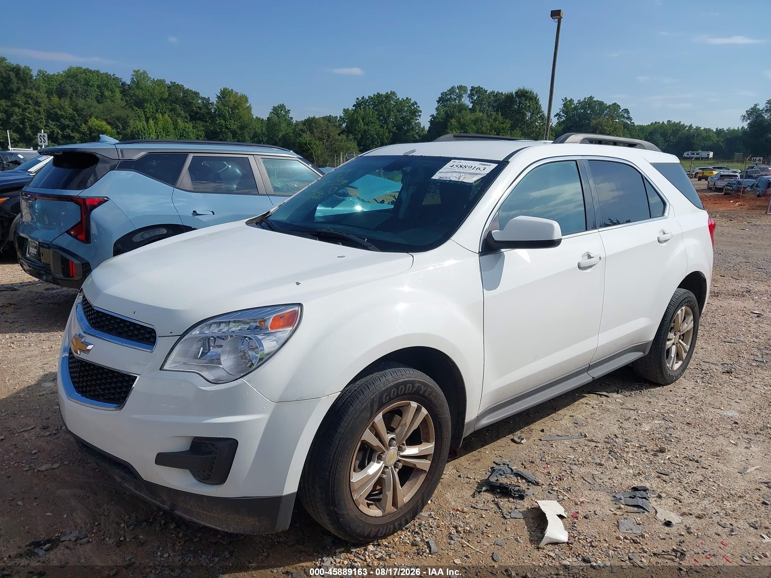 2010 Chevrolet Equinox Lt White vin: 2CNALDEWXA6319460