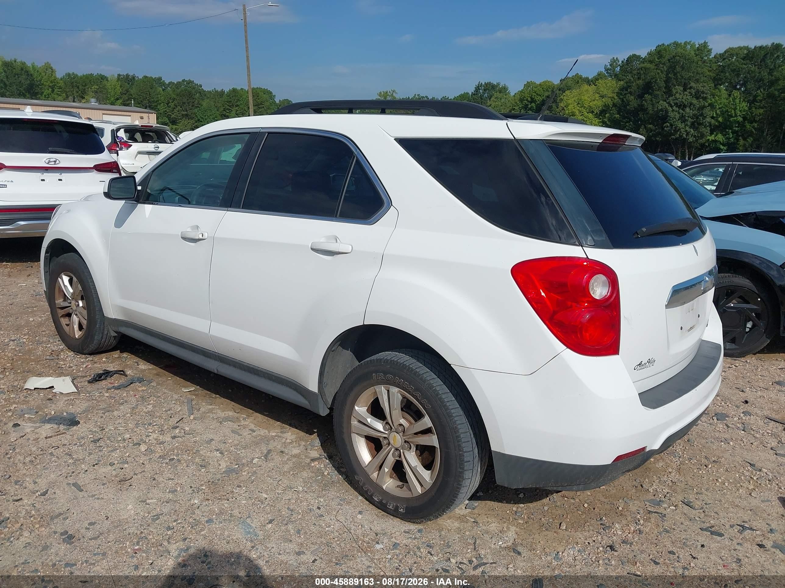 2010 Chevrolet Equinox Lt White vin: 2CNALDEWXA6319460