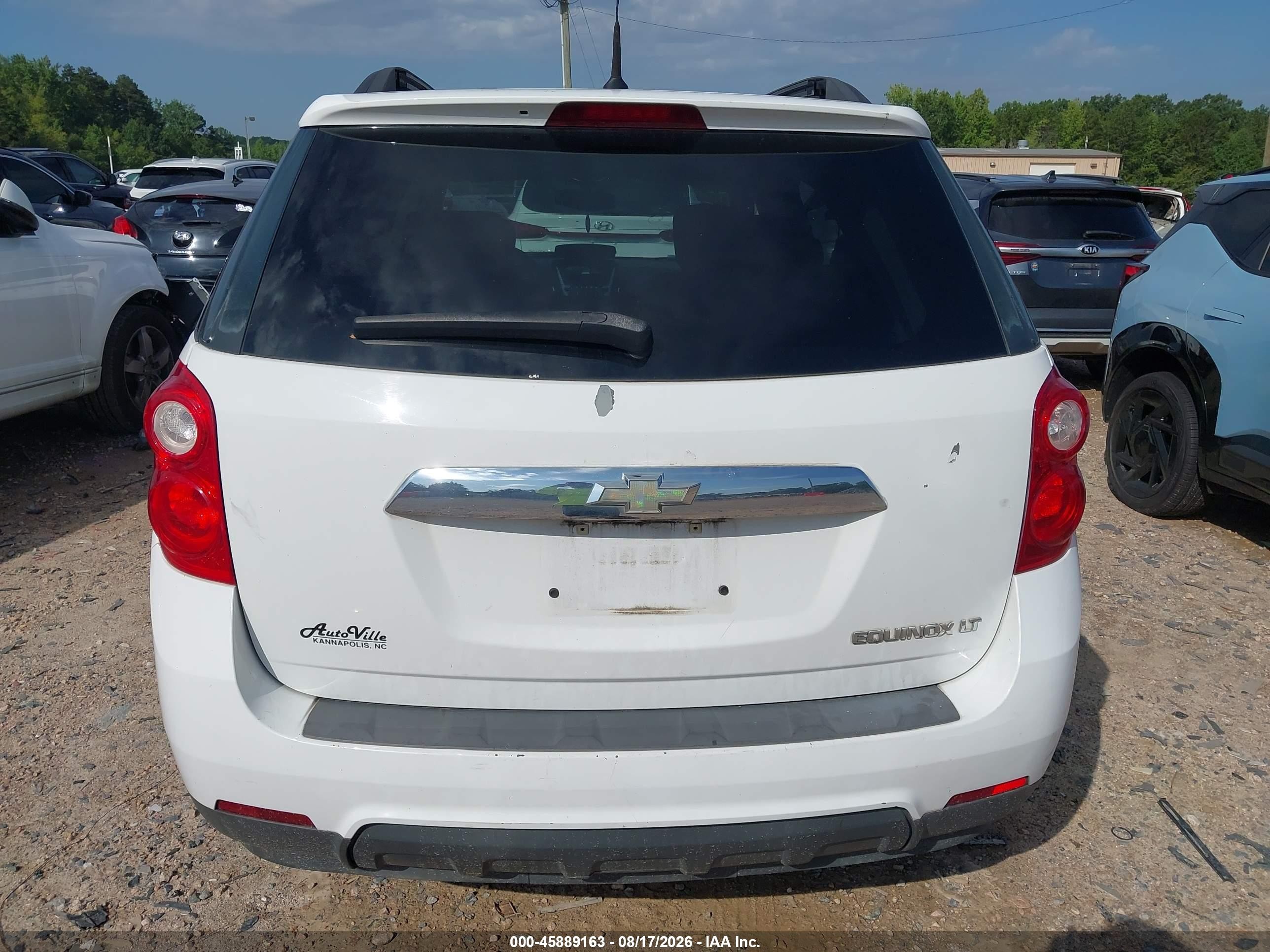 2010 Chevrolet Equinox Lt White vin: 2CNALDEWXA6319460