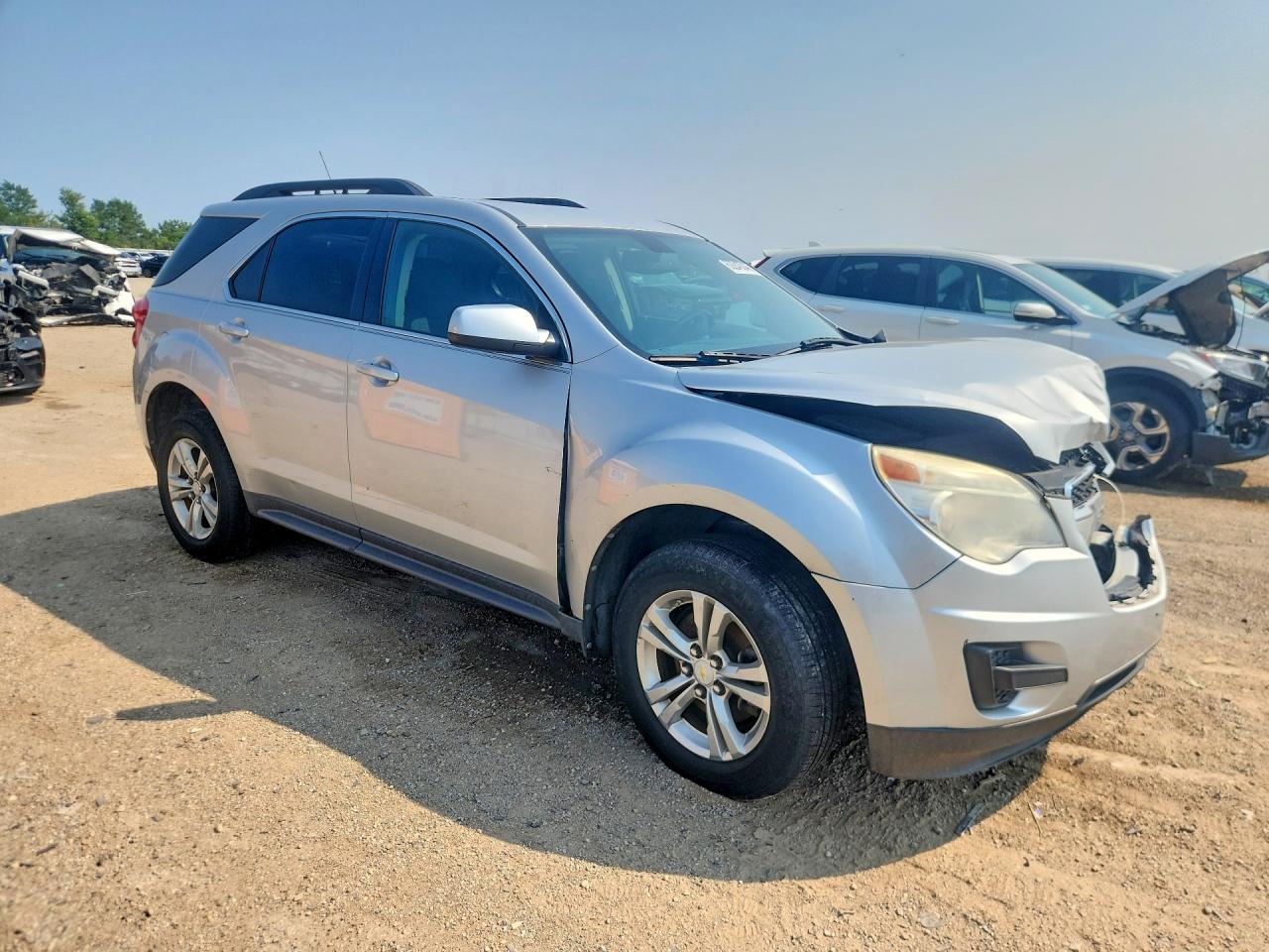 2010 Chevrolet Equinox Lt Серебряный vin: 2CNALDEWXA6378430