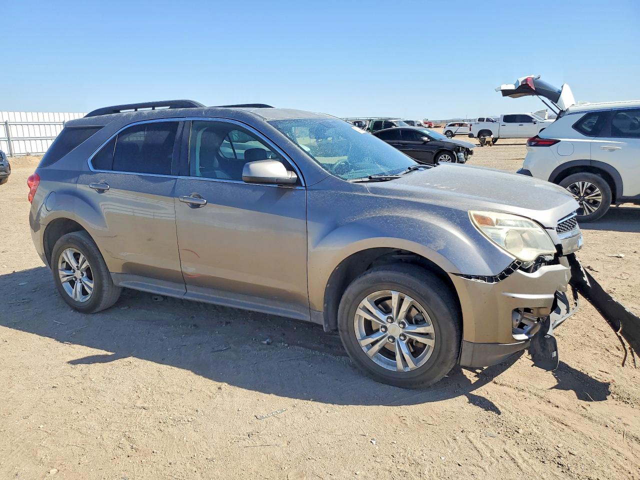 2010 Chevrolet Equinox Lt Gray vin: 2CNALDEWXA6386897