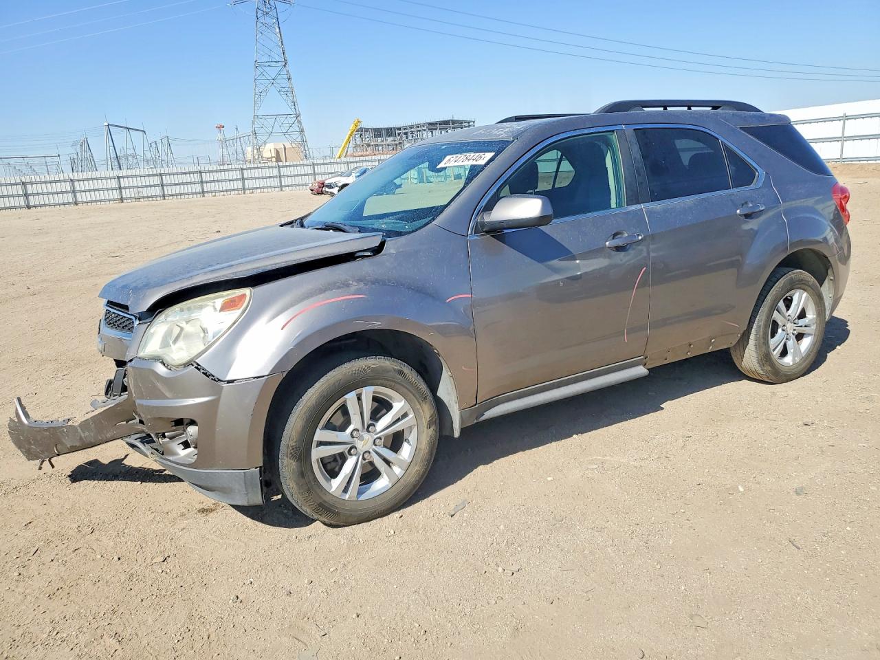 2010 Chevrolet Equinox Lt Gray vin: 2CNALDEWXA6386897