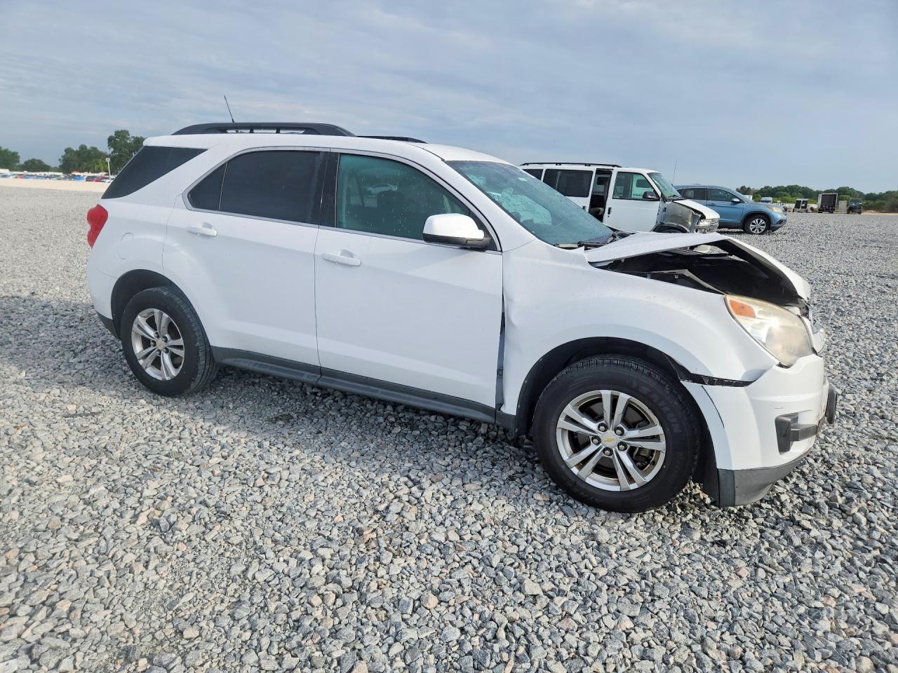 2010 Chevrolet Equinox Lt White vin: 2CNALDEWXA6401785