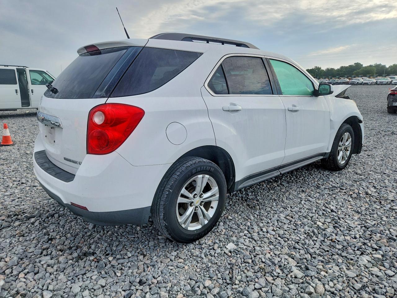 2010 Chevrolet Equinox Lt White vin: 2CNALDEWXA6401785