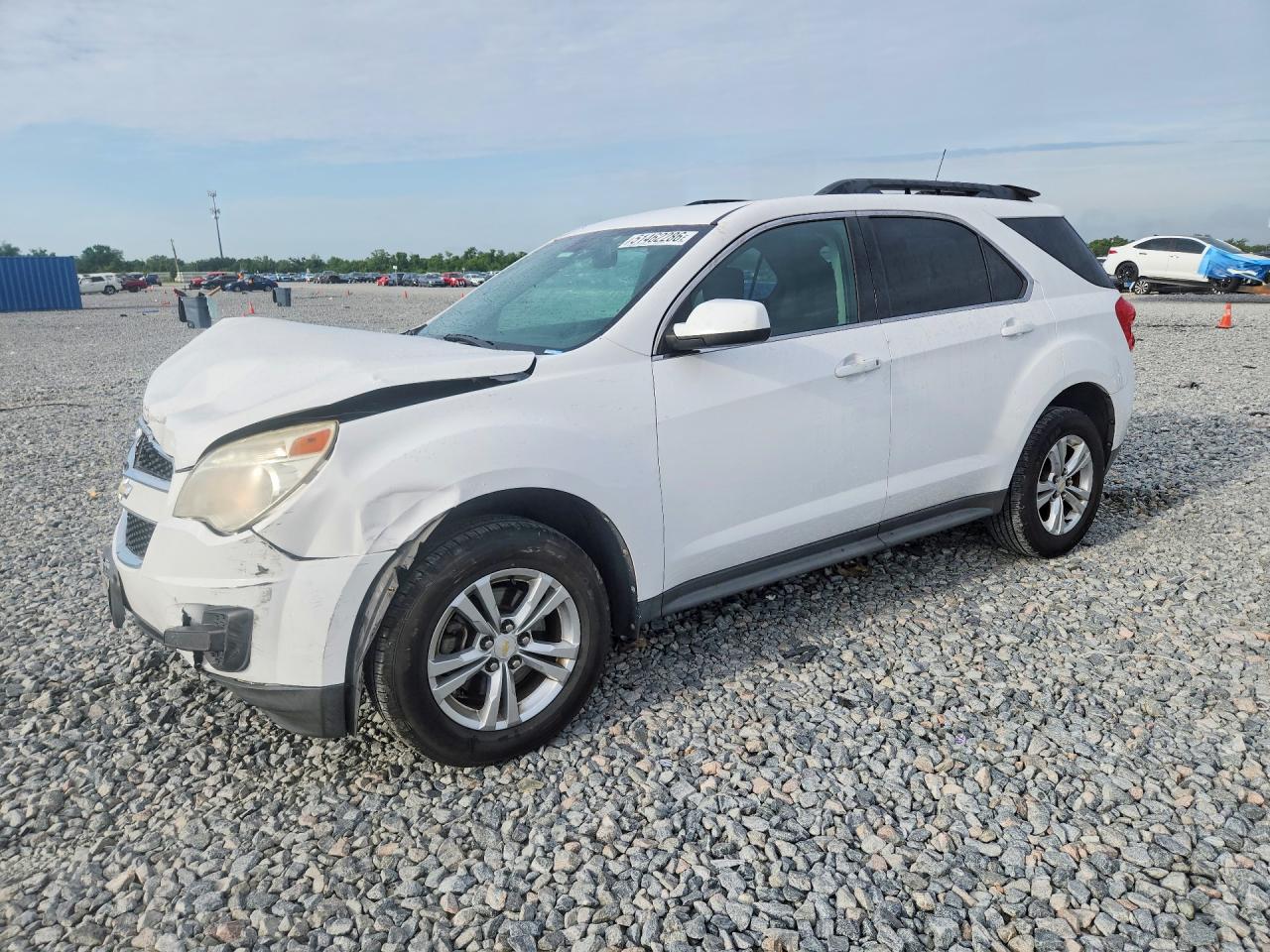 2010 Chevrolet Equinox Lt White vin: 2CNALDEWXA6401785