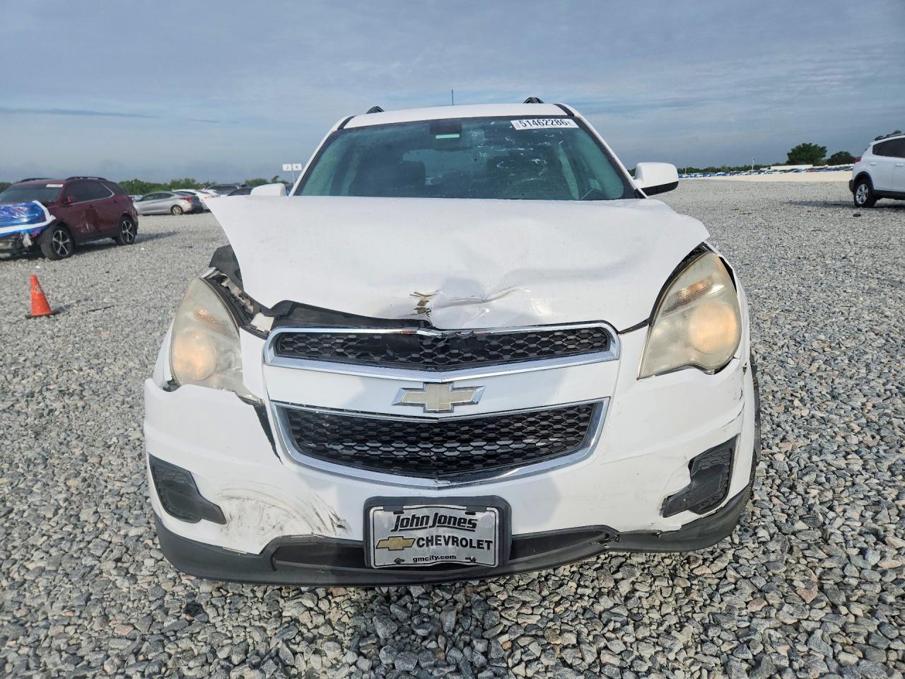 2010 Chevrolet Equinox Lt White vin: 2CNALDEWXA6401785