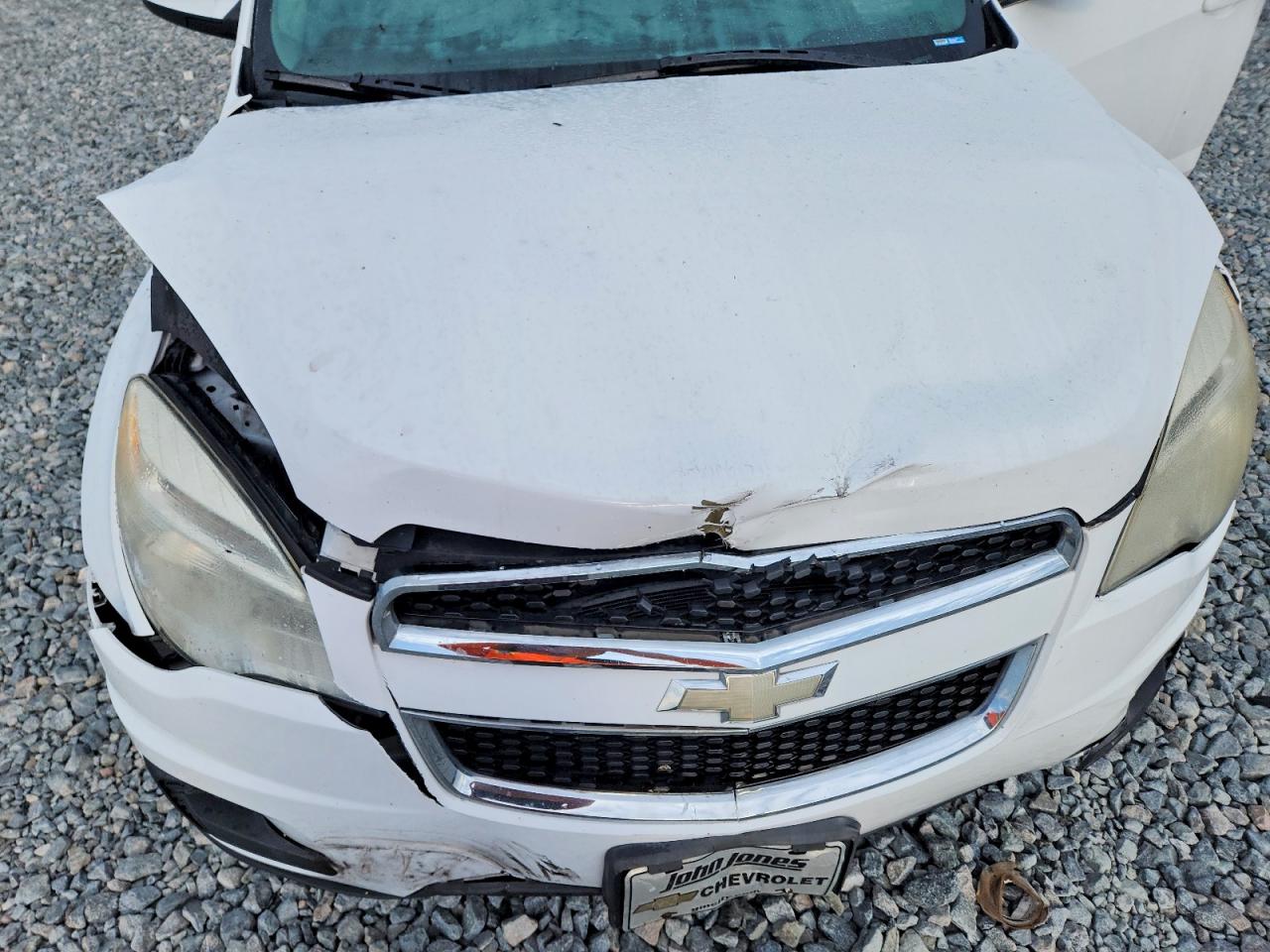 2010 Chevrolet Equinox Lt White vin: 2CNALDEWXA6401785