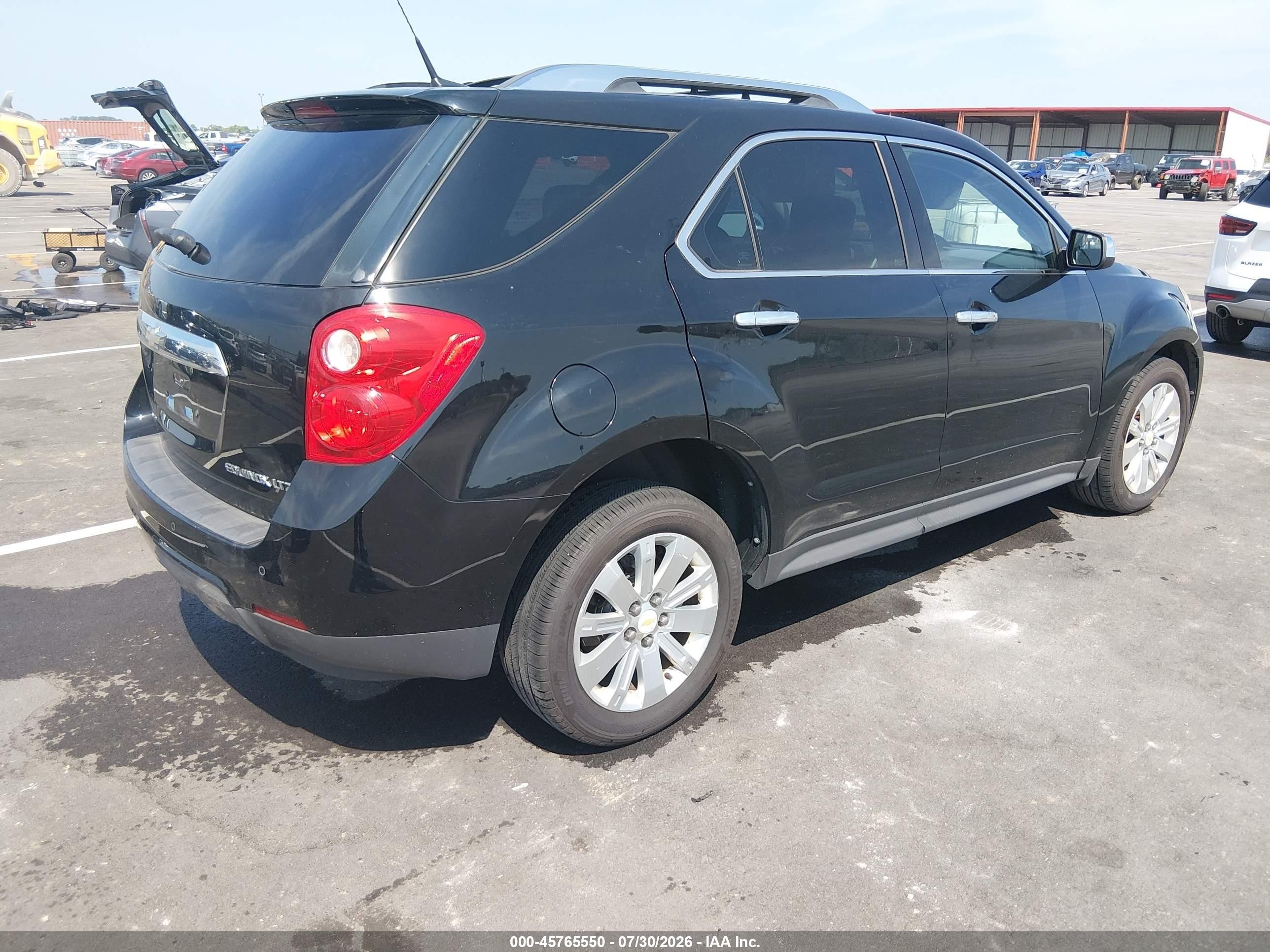 2011 Chevrolet Equinox Ltz Black vin: 2CNALFEC2B6384922