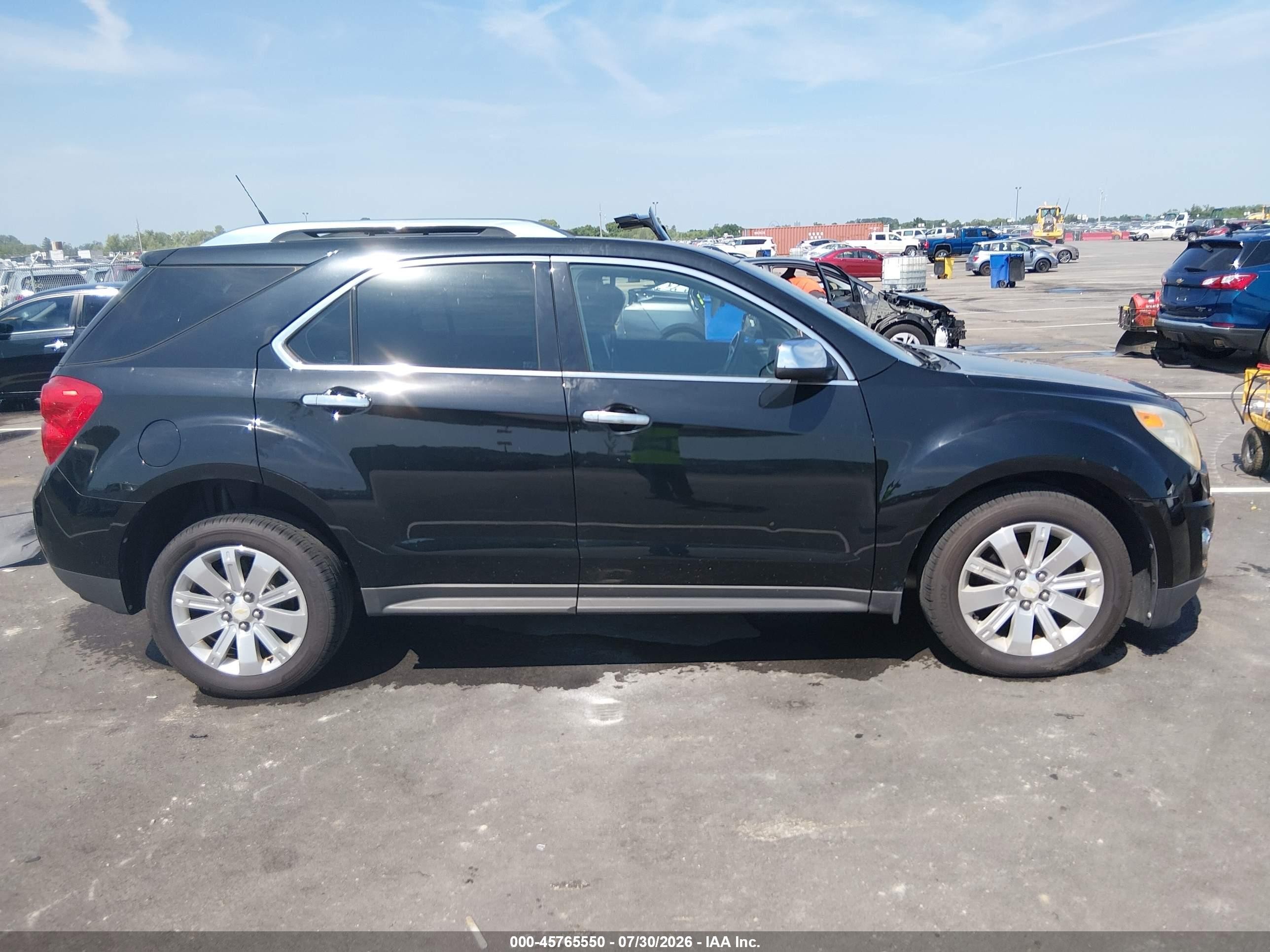 2011 Chevrolet Equinox Ltz Black vin: 2CNALFEC2B6384922
