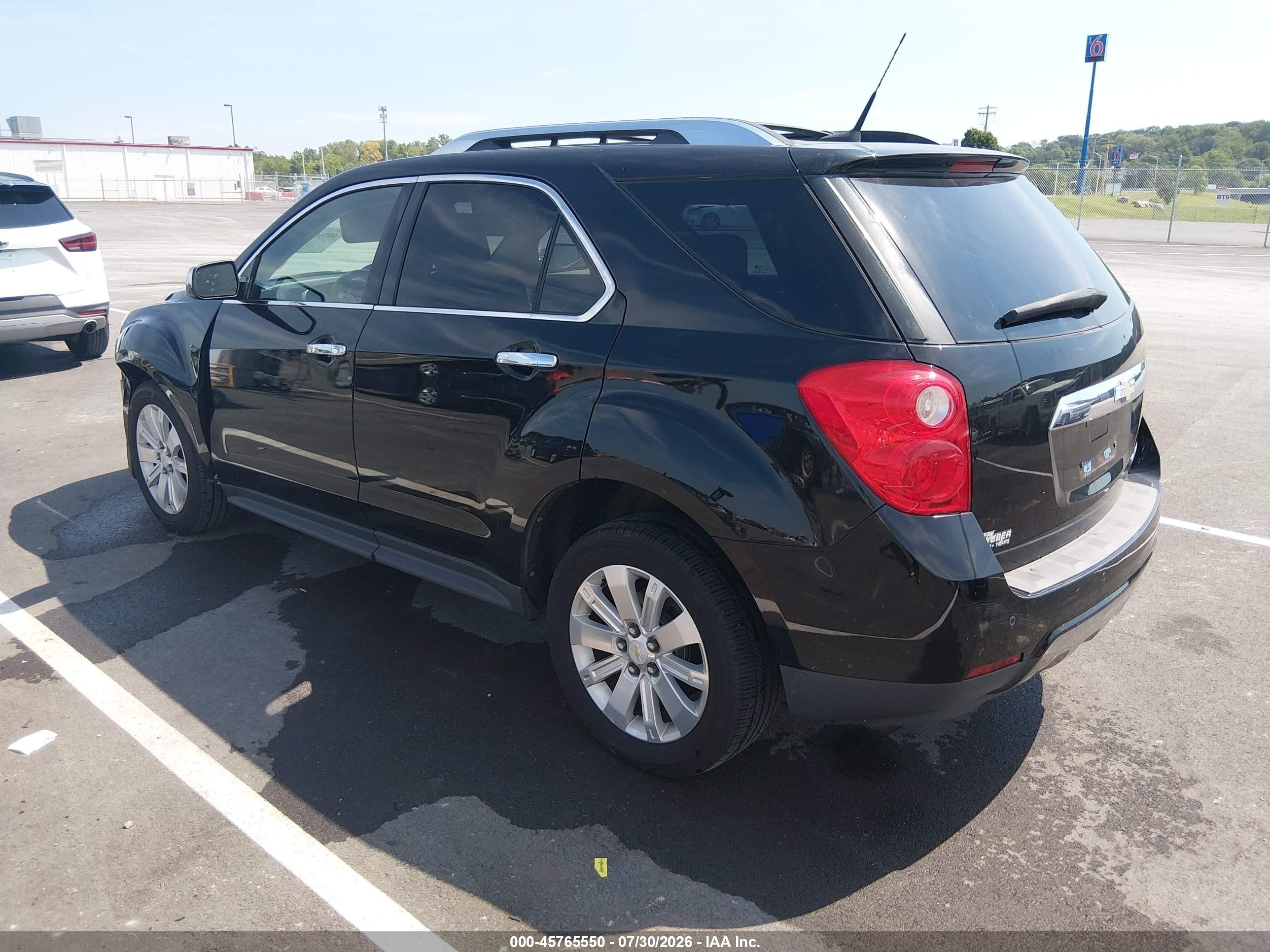2011 Chevrolet Equinox Ltz Black vin: 2CNALFEC2B6384922