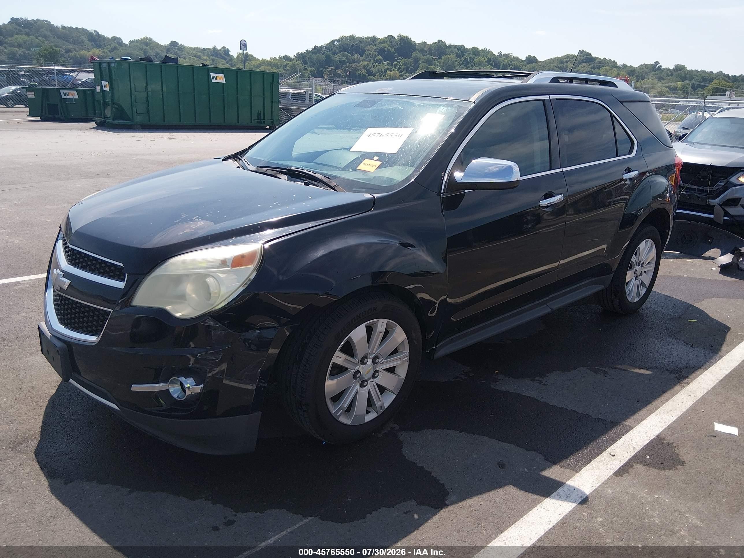 2011 Chevrolet Equinox Ltz Black vin: 2CNALFEC2B6384922