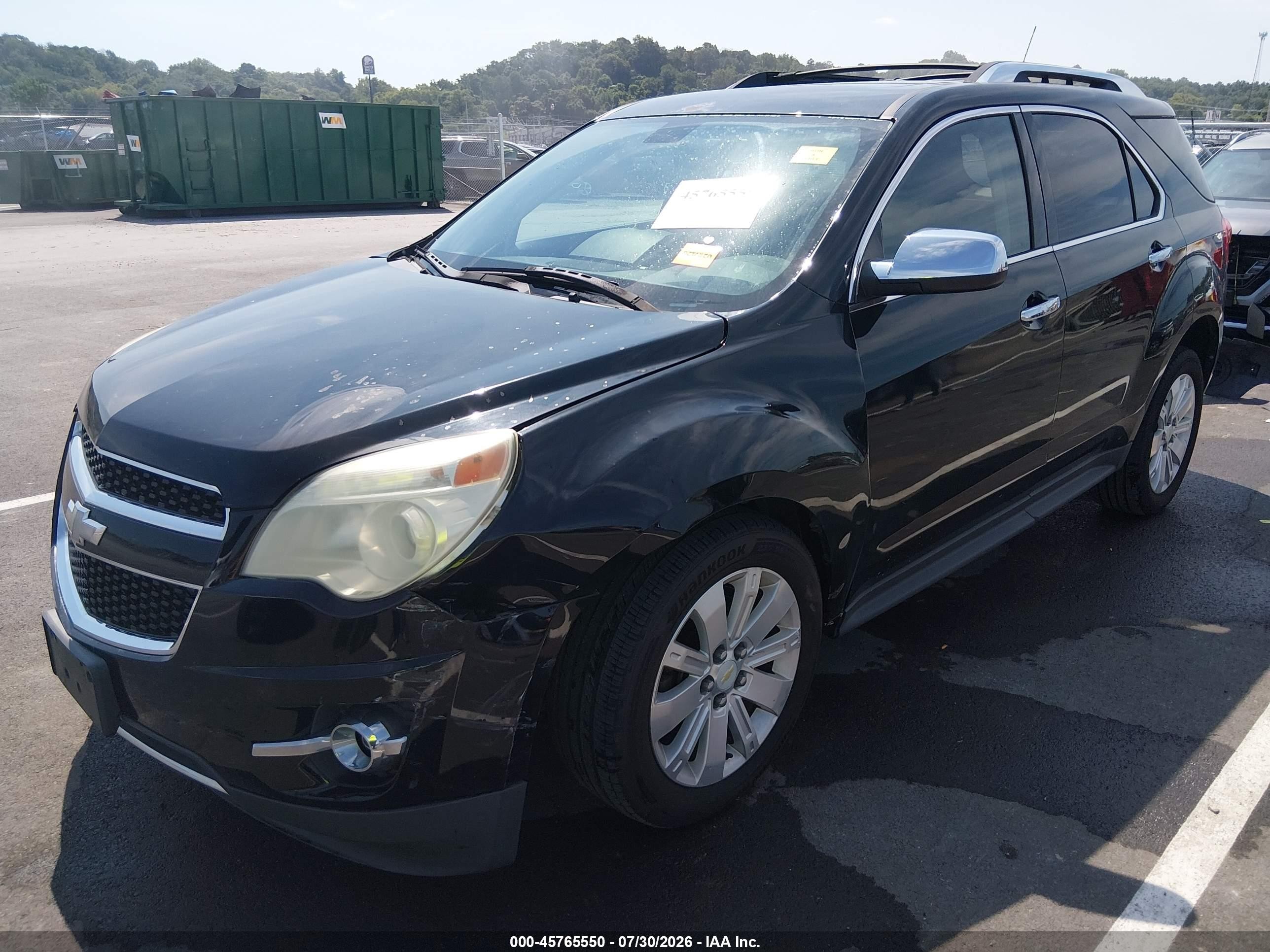 2011 Chevrolet Equinox Ltz Black vin: 2CNALFEC2B6384922