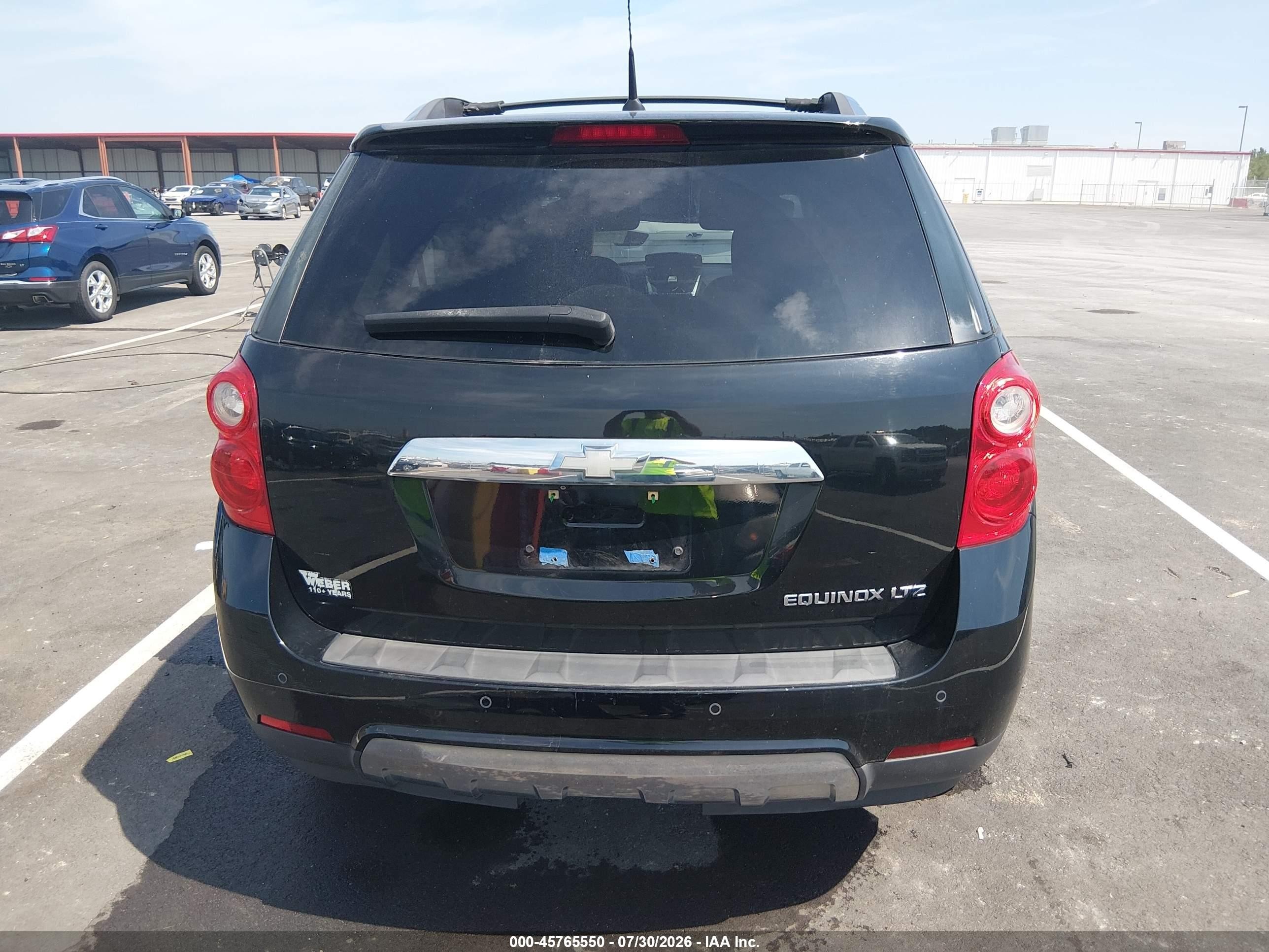 2011 Chevrolet Equinox Ltz Black vin: 2CNALFEC2B6384922