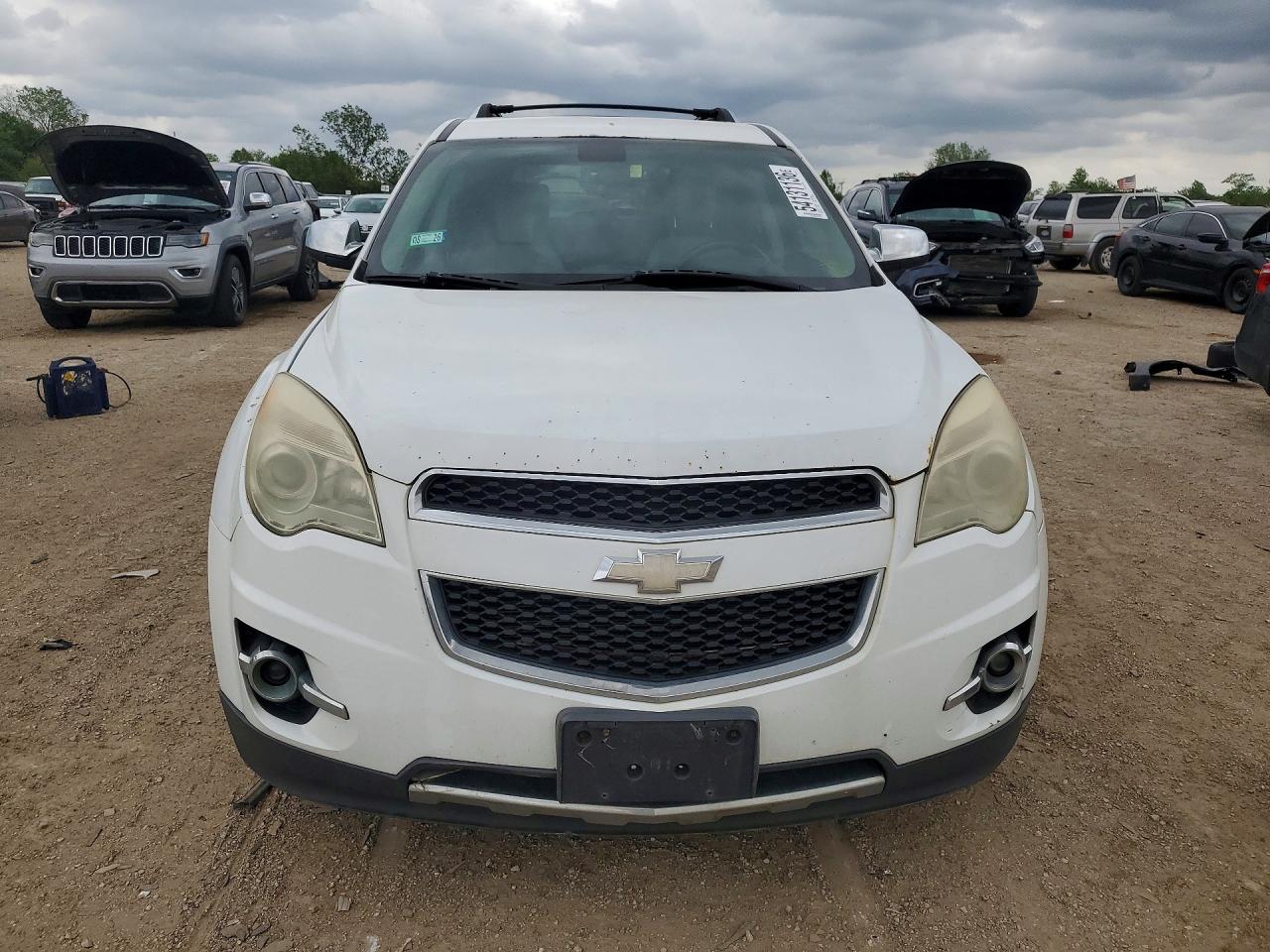 2011 Chevrolet Equinox Ltz White vin: 2CNALFEC4B6465436